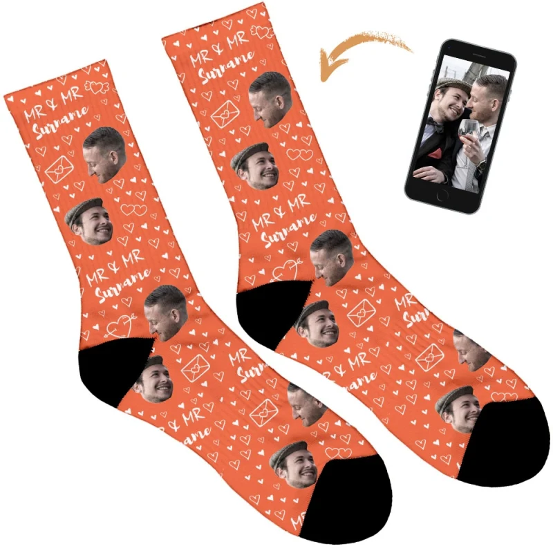 Mr & Mr Wedding Socks - Image 37