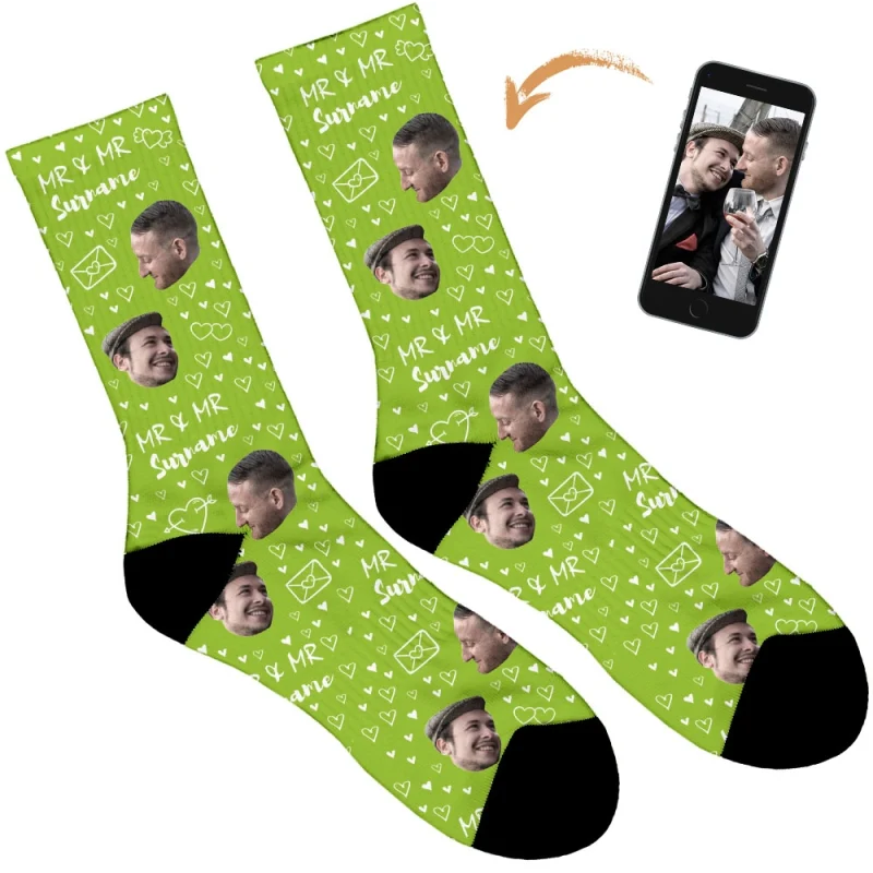 Mr & Mr Wedding Socks - Image 39