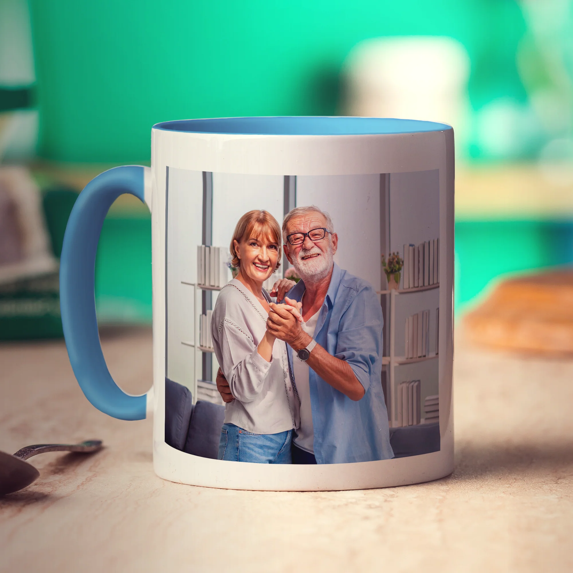 Mr & Mrs Penguin Photo Mug - Image 10