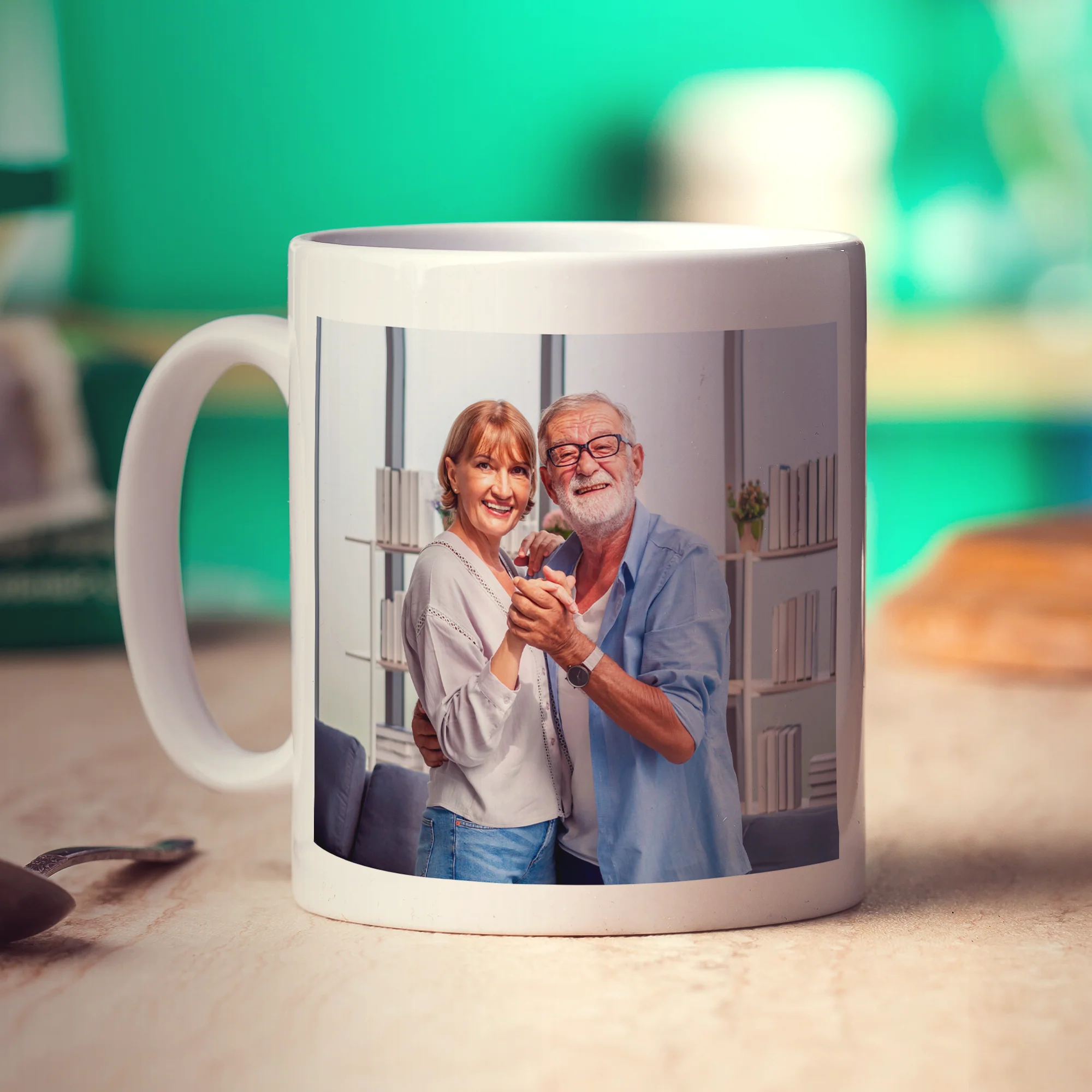 Mr & Mrs Penguin Photo Mug - Image 9