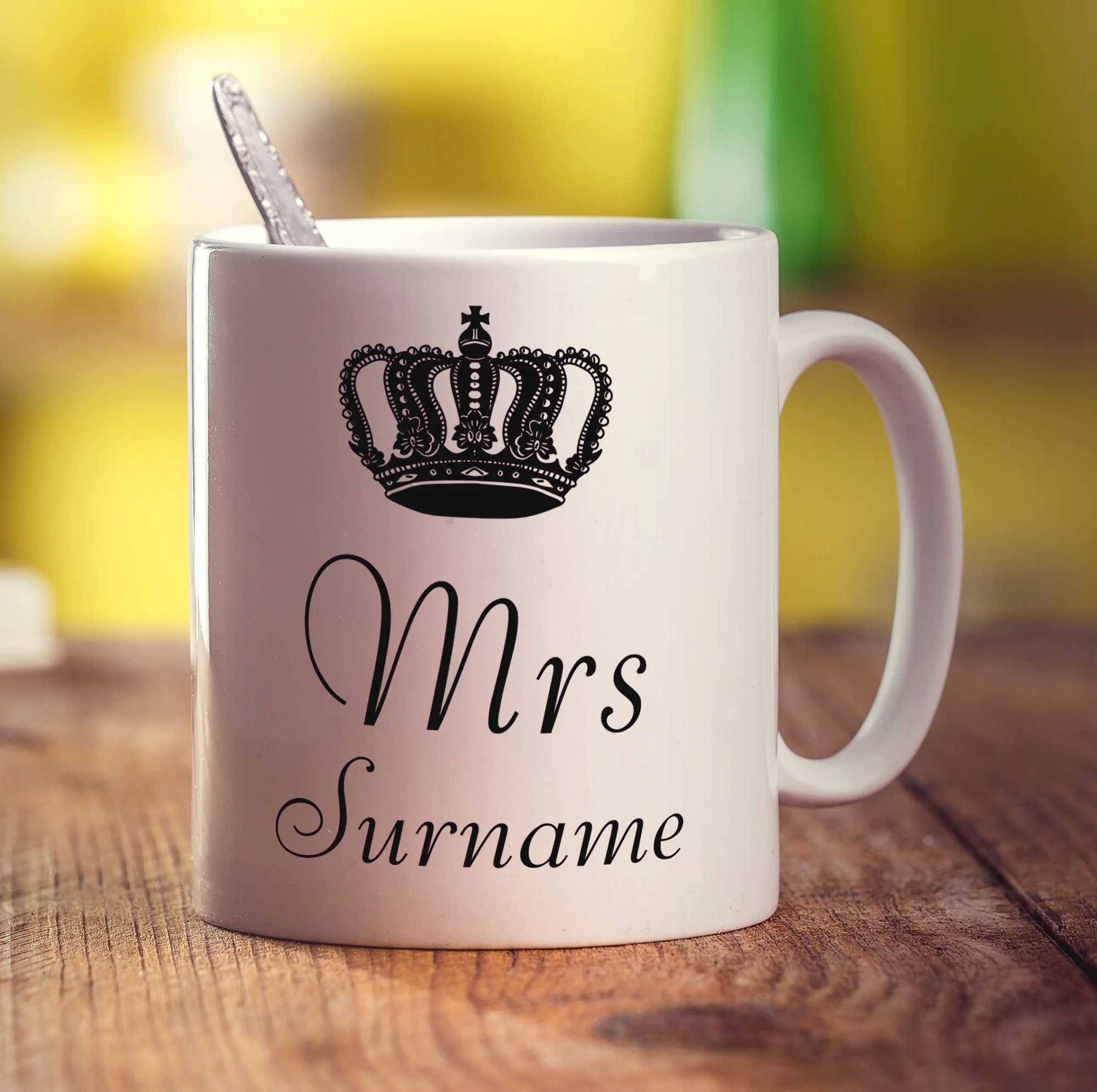 Mrs Crown Name Mug - Image 5