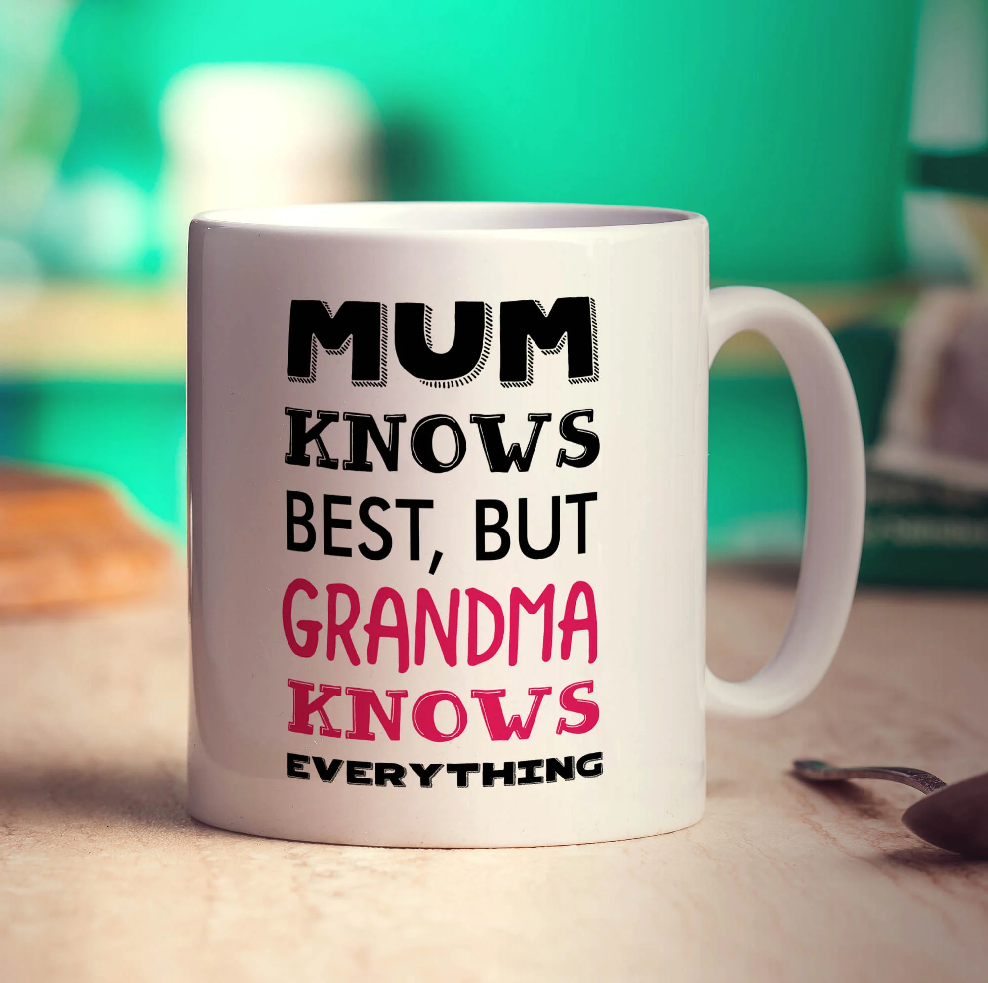 Mum Knows Best, But Grandma Know Everything Mug - Image 3