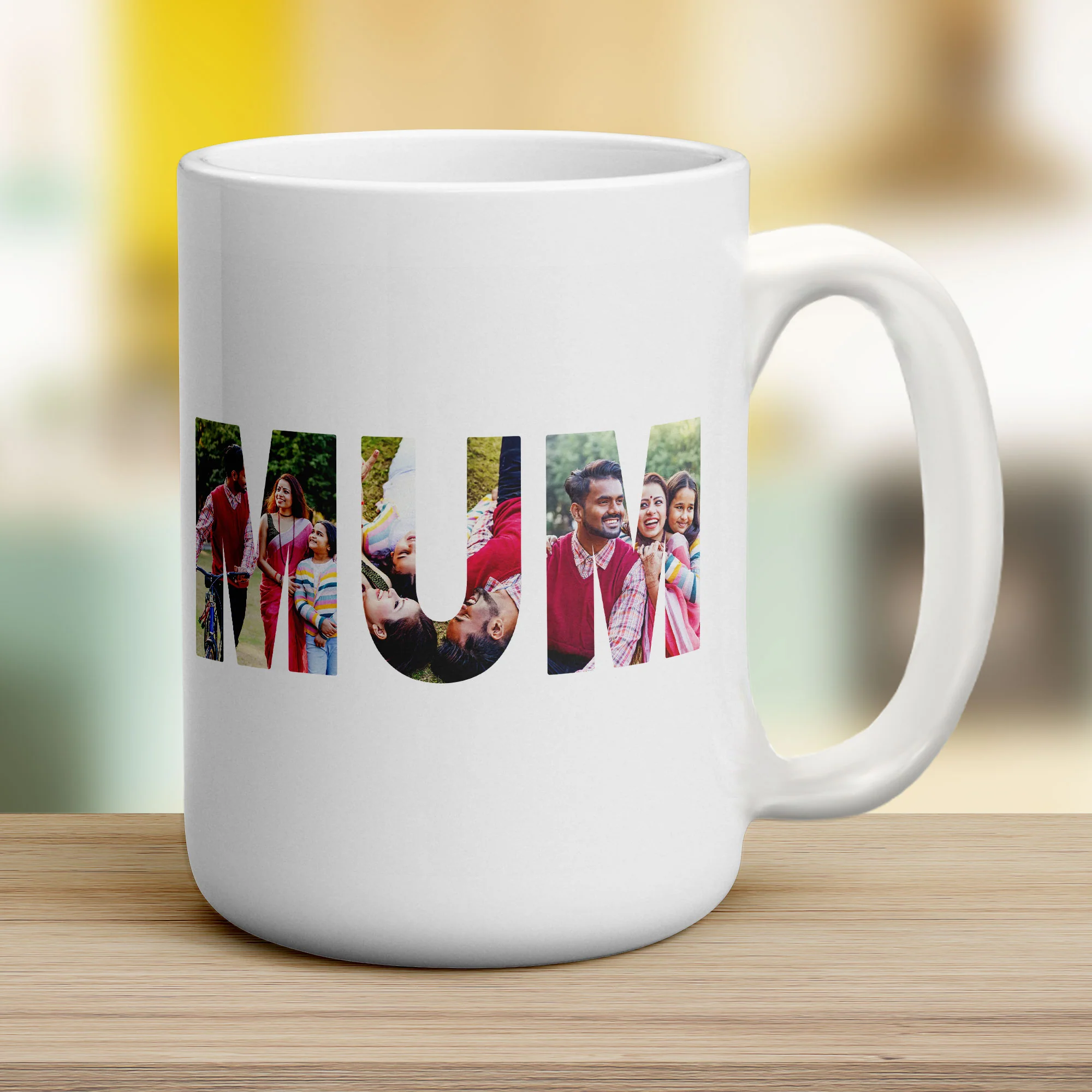 Mum Outline Photo Mug - Image 12