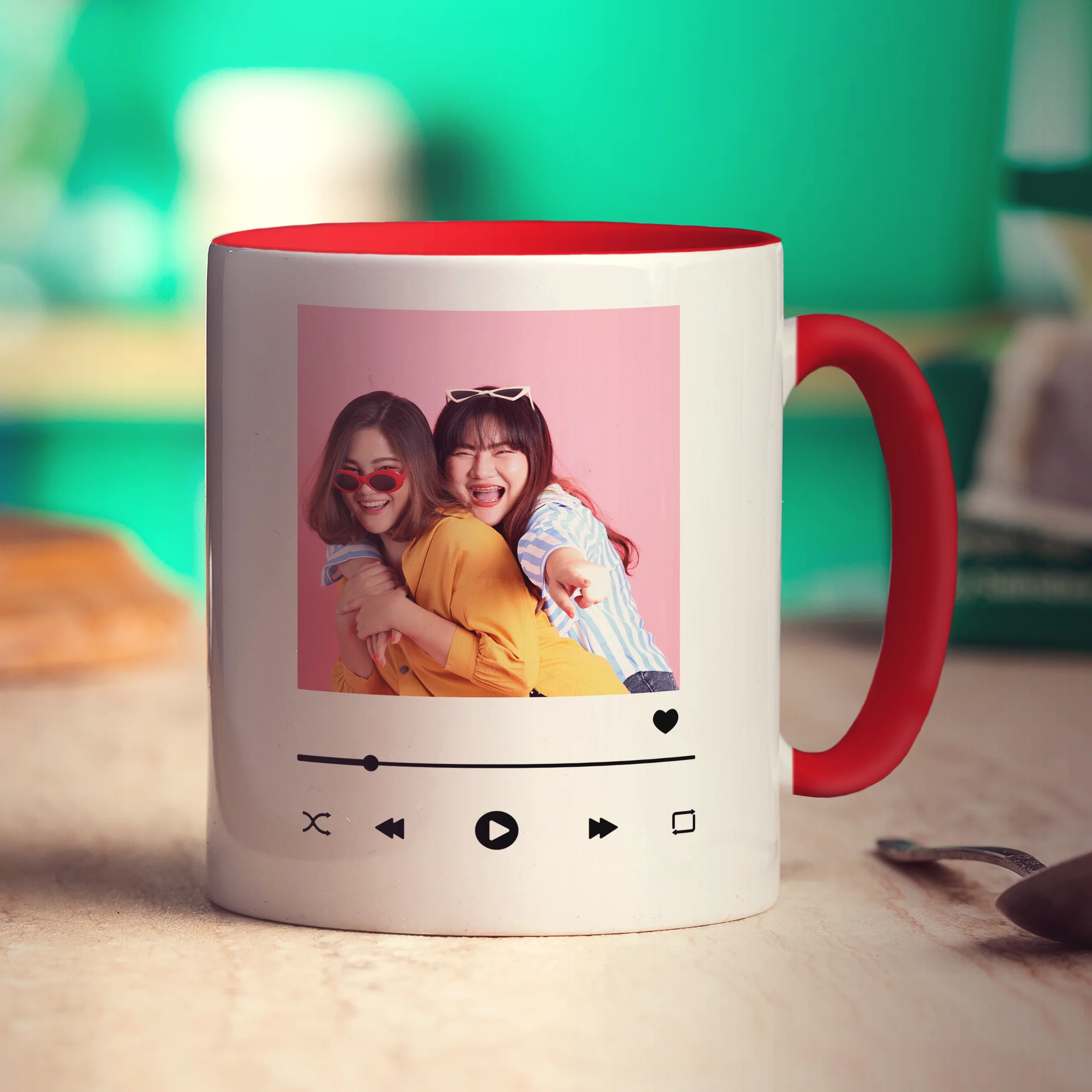 Music Player Personalised Photo Mug - Image 10