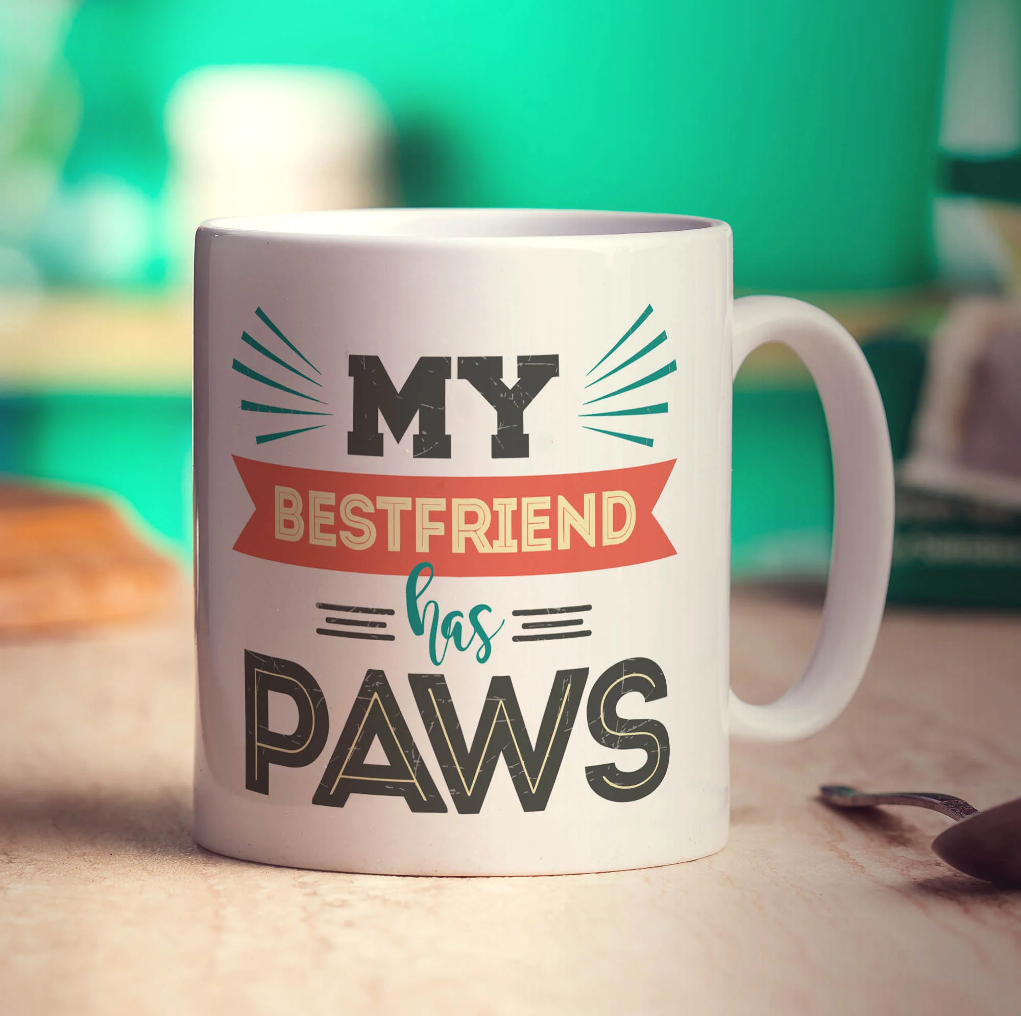 My Best Friend has Paws Mug - Image 3