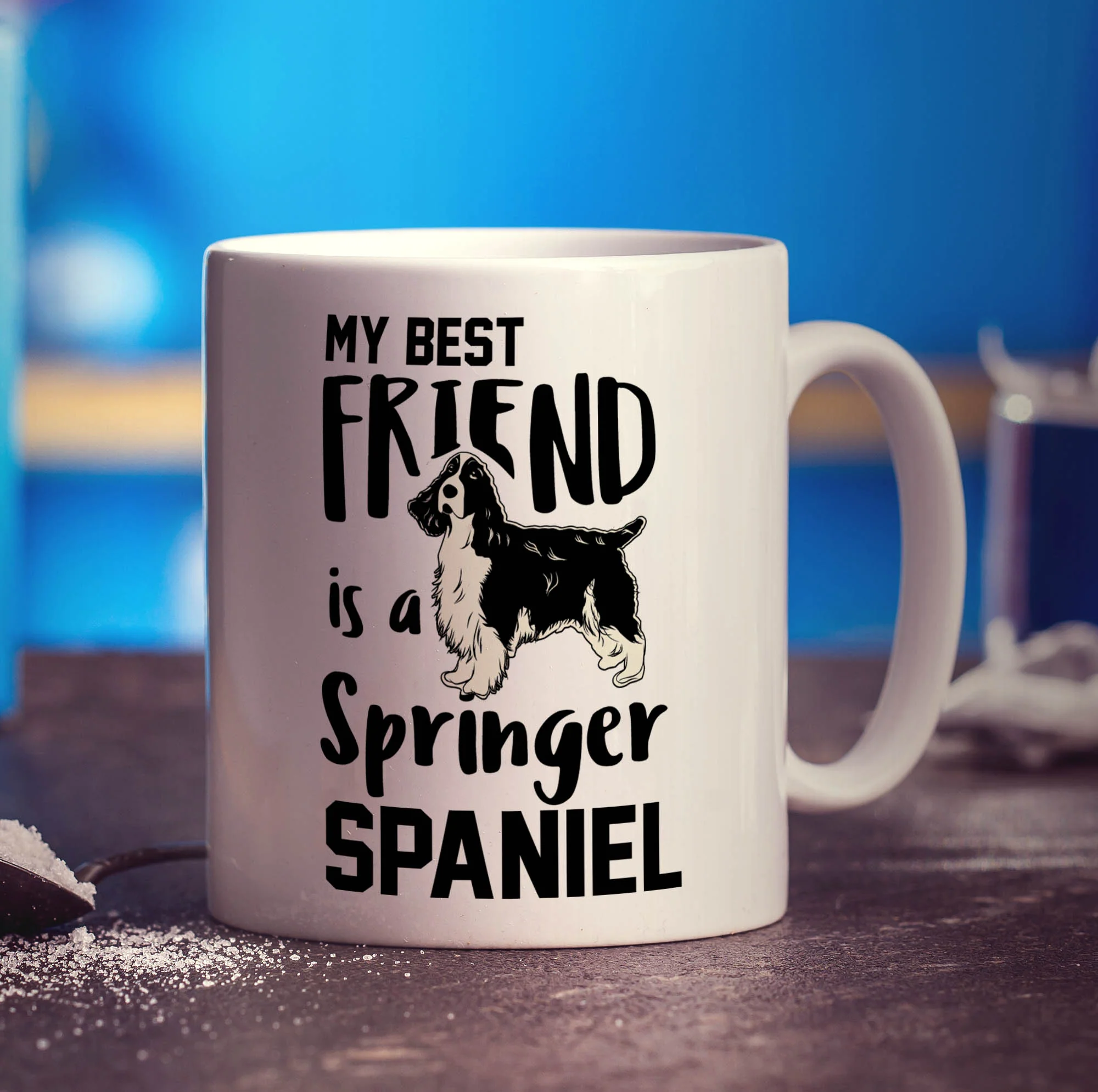 My Best Friend is a Springer Spaniel Mug - Image 3