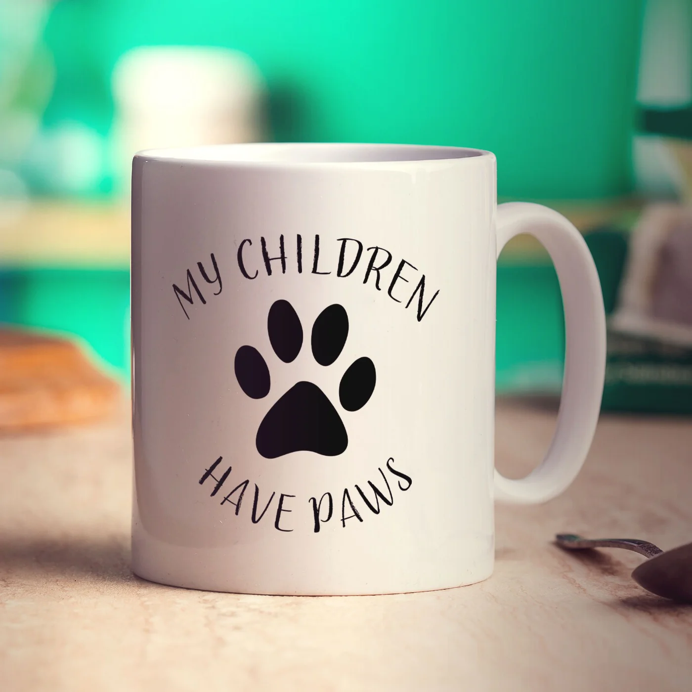 My Children Have Paws Personalised Mug
