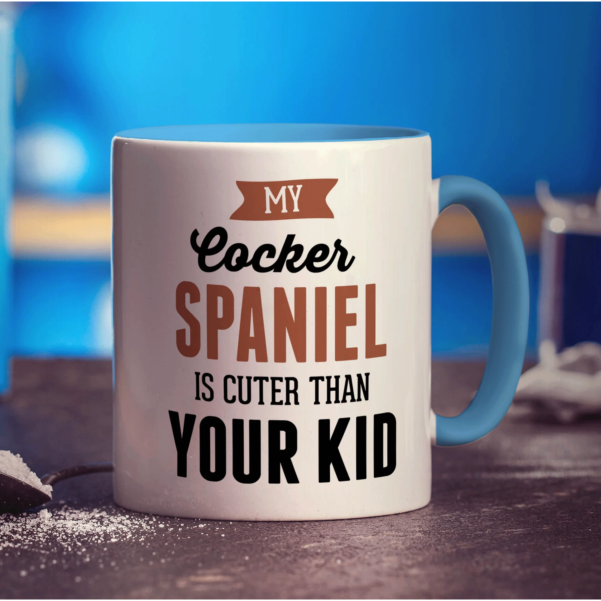 My Cocker Spaniel is Cuter Than Your Kid Mug - Image 8