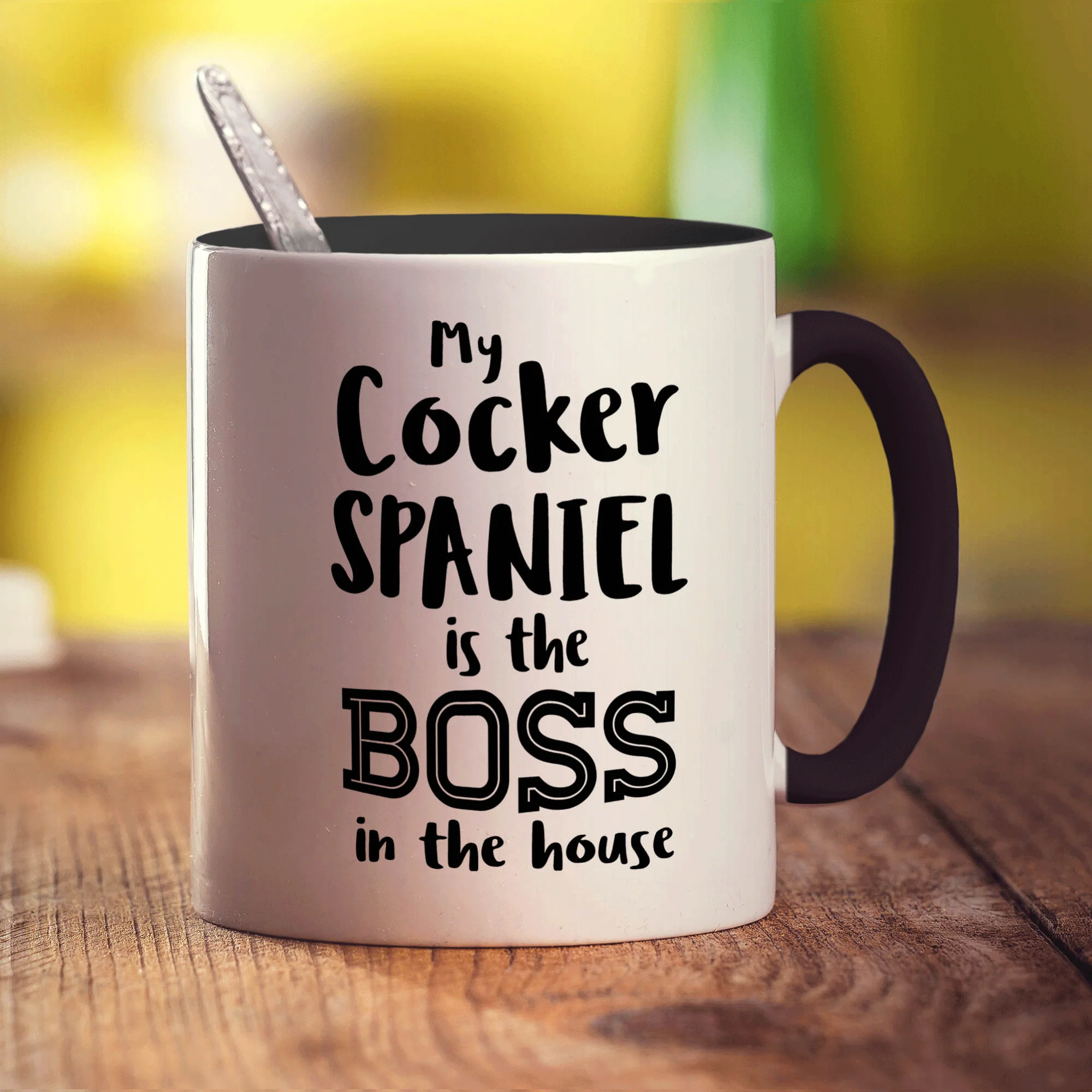 My Cocker Spaniel is the Boss in the House Mug - Image 10