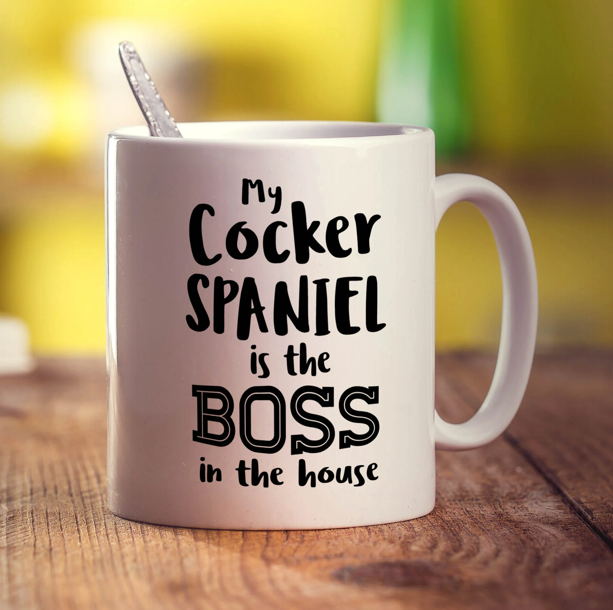 My Cocker Spaniel is the Boss in the House Mug - Image 3