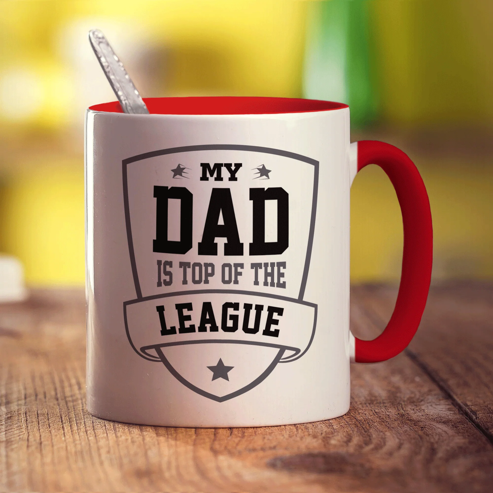 My Dad is Top of The League Mug - Image 11