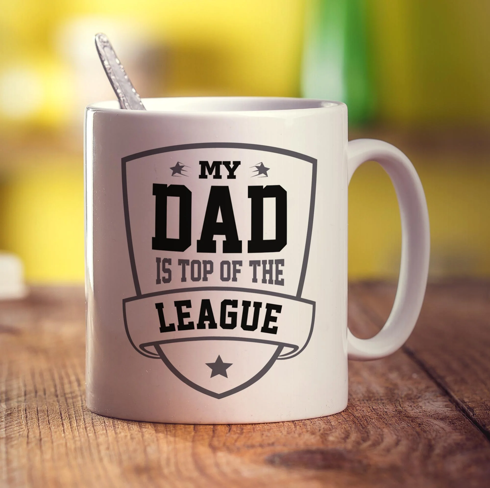 My Dad is Top of The League Mug - Image 3