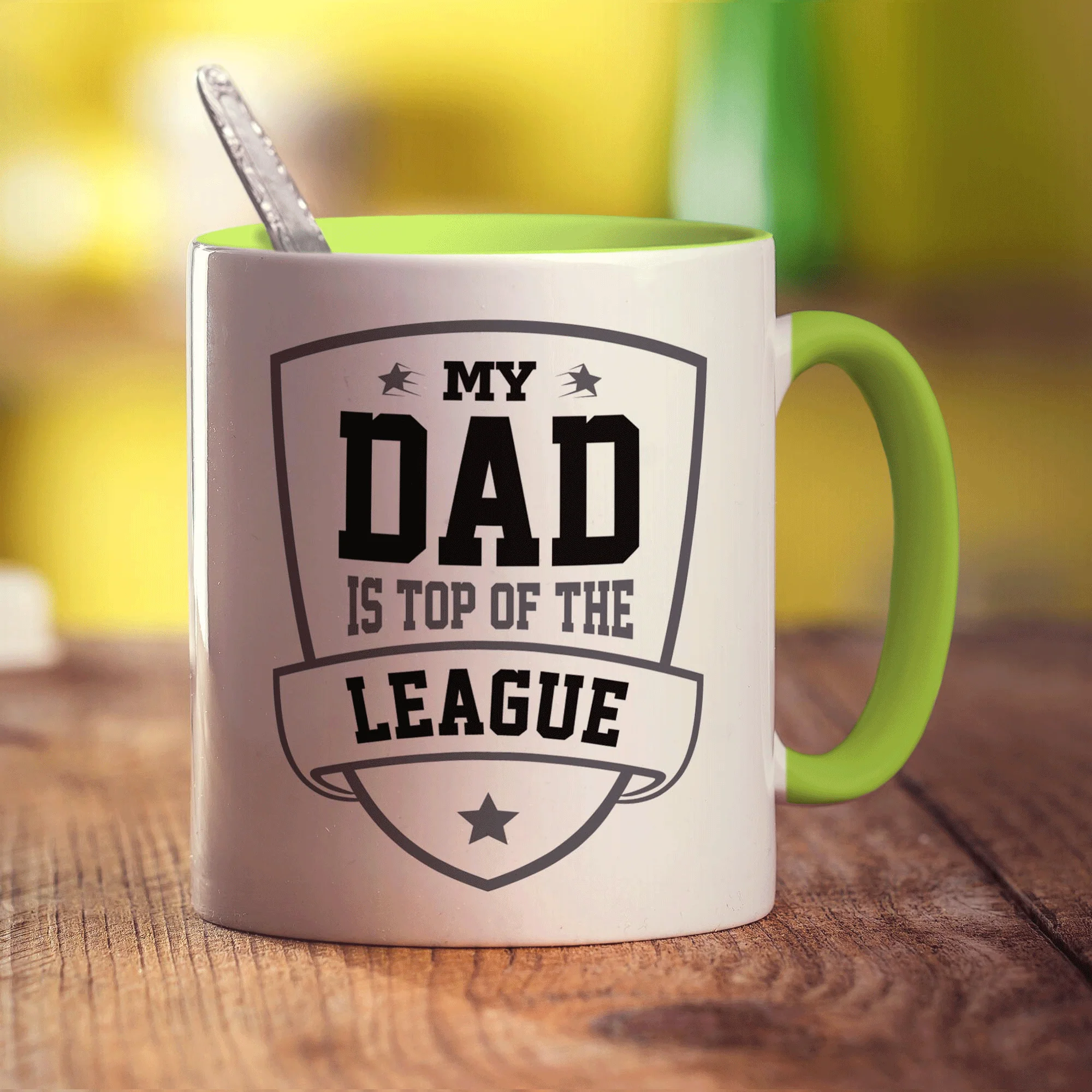 My Dad is Top of The League Mug - Image 7