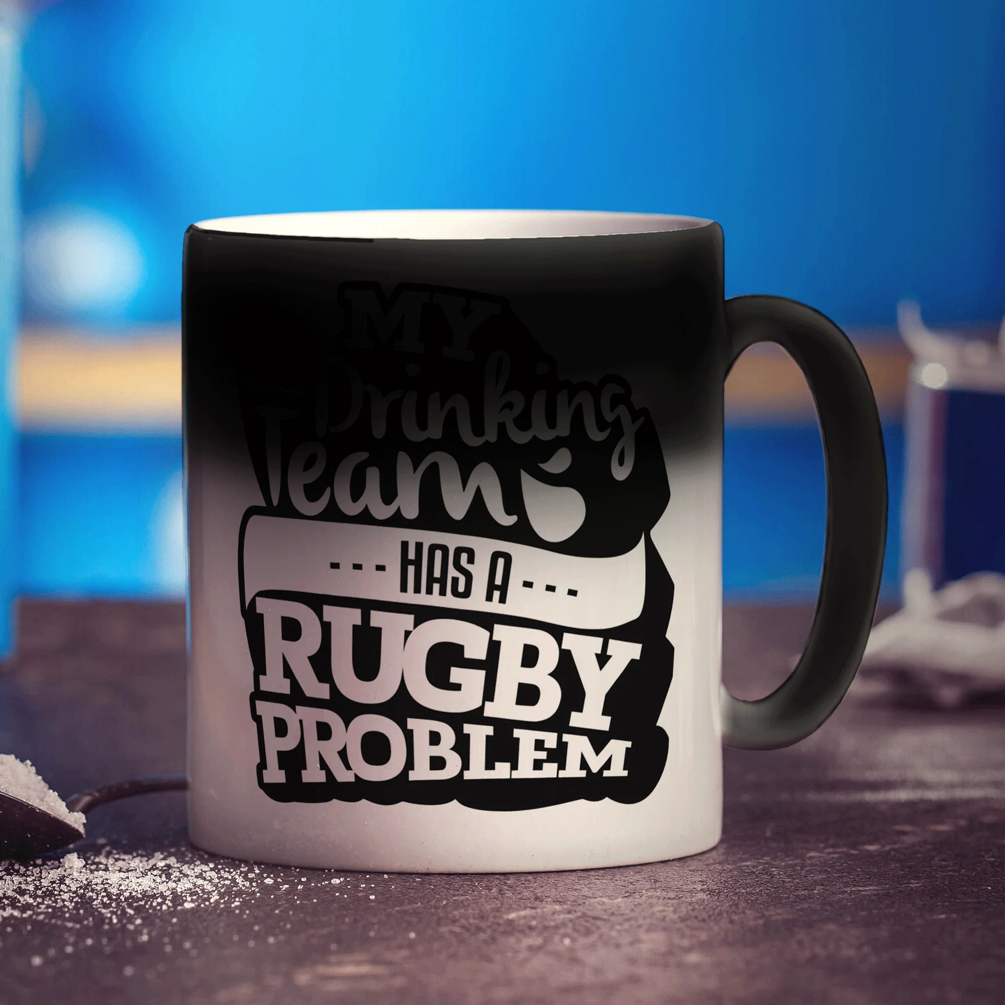 My Drinking Team Has a Rugby Problem Mug - Image 6