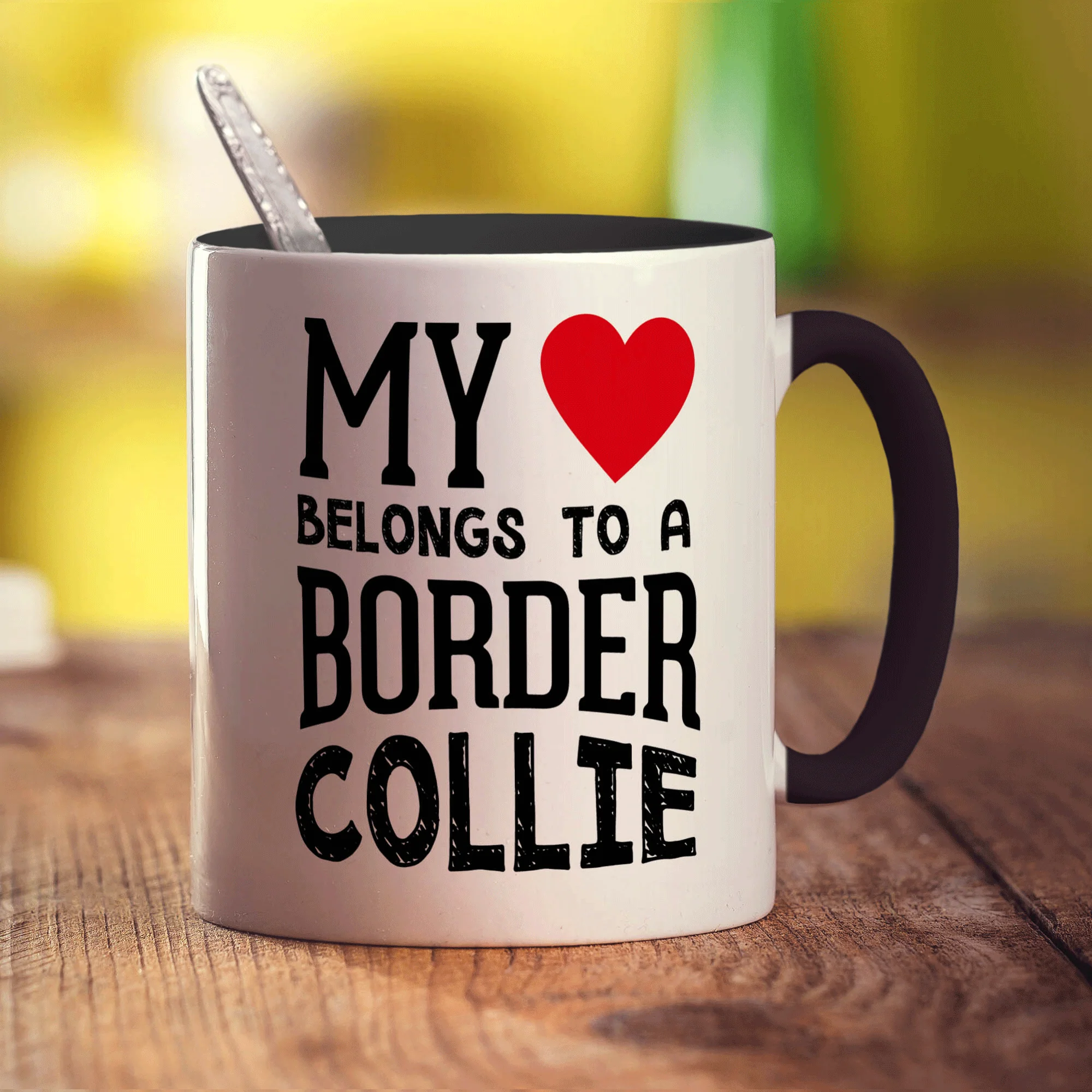 My Heart Belongs to a Border Collie Mug - Image 10