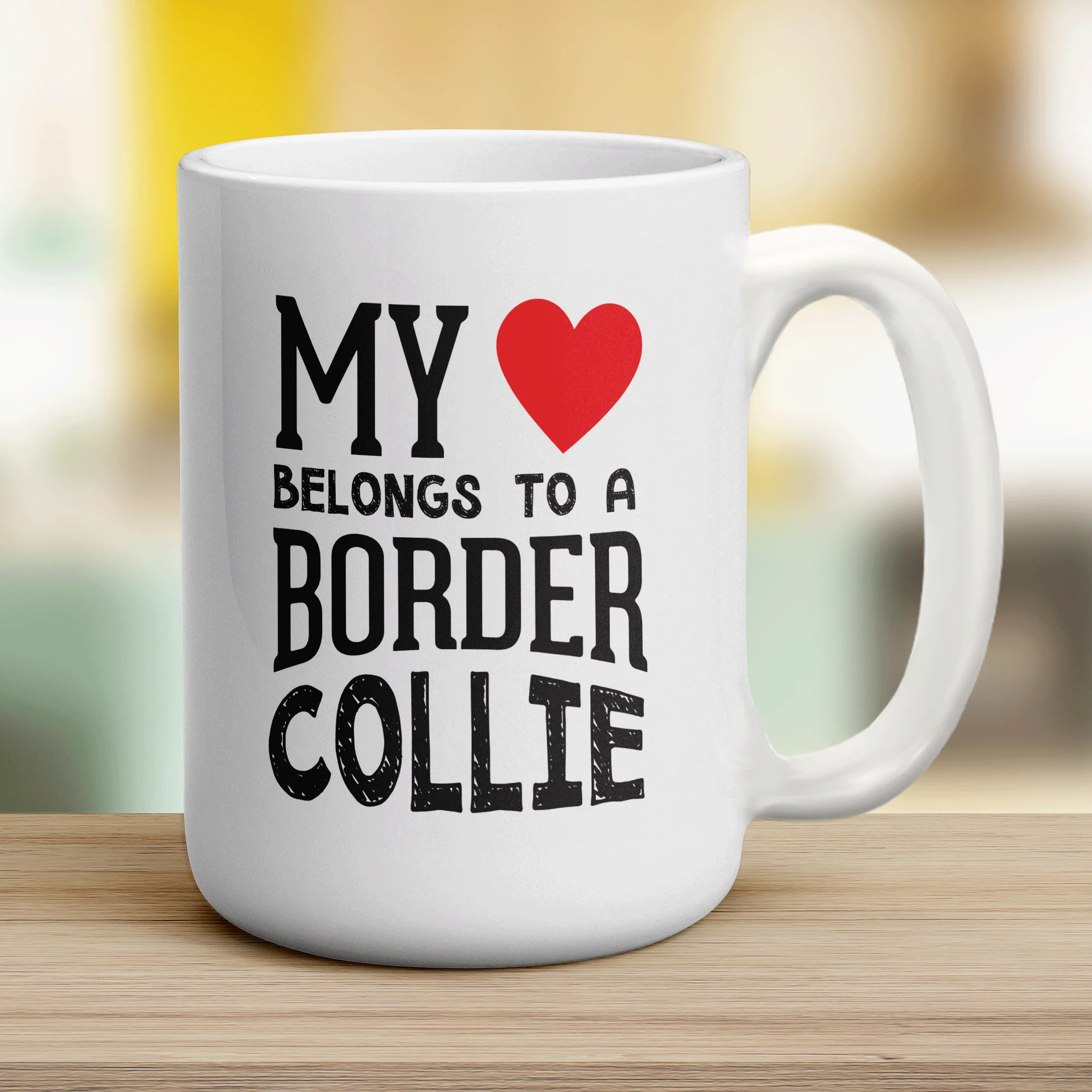 My Heart Belongs to a Border Collie Mug - Image 12