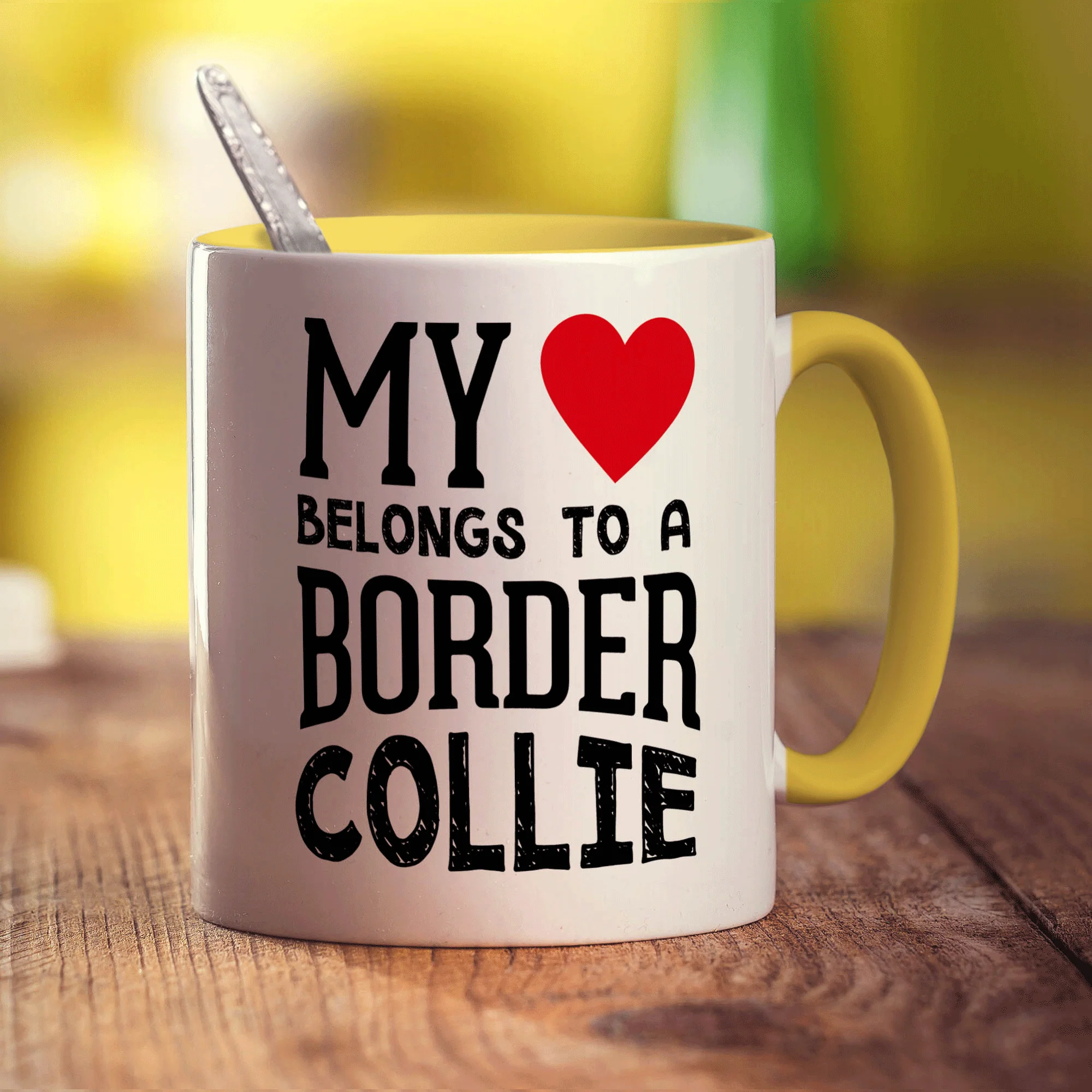 My Heart Belongs to a Border Collie Mug - Image 5