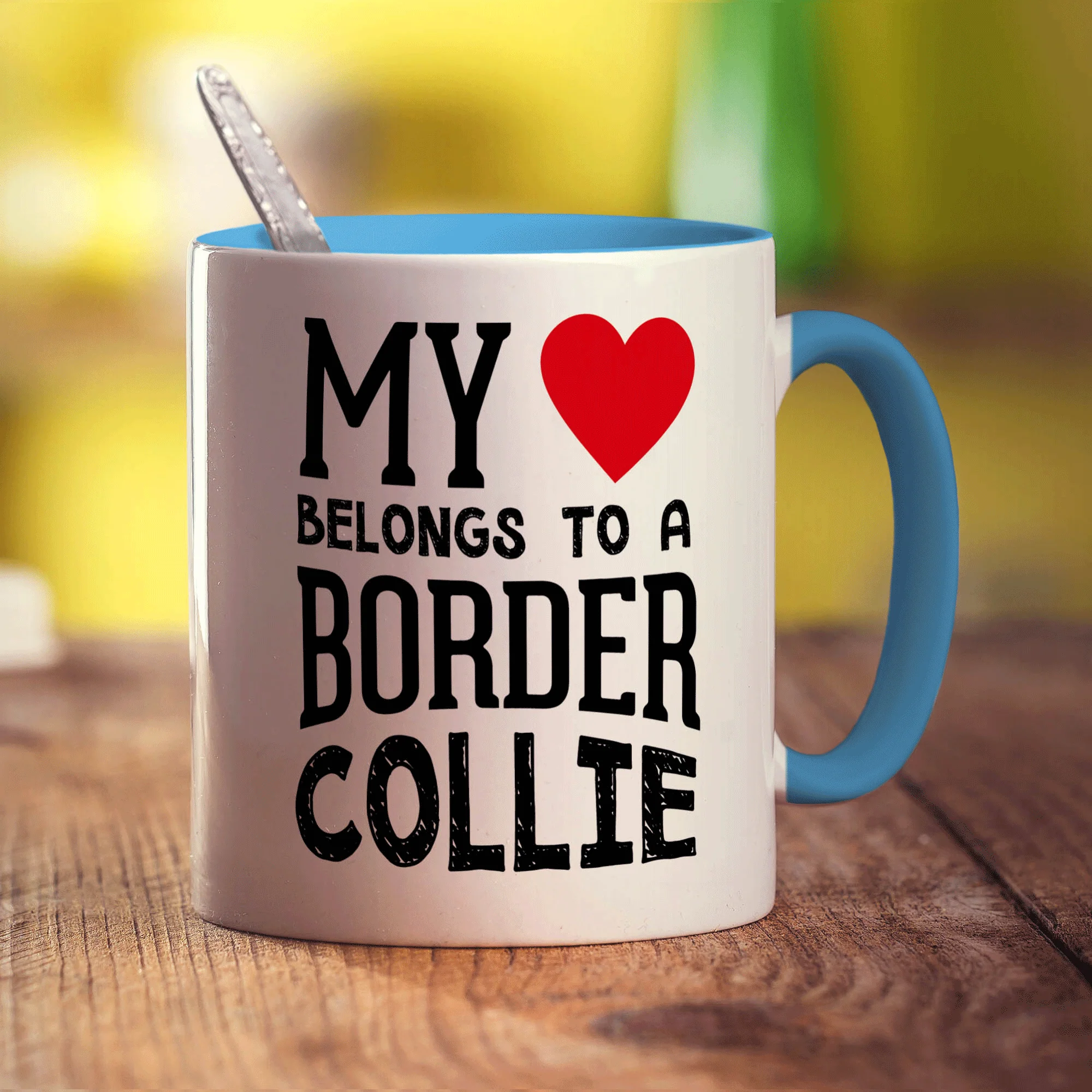 My Heart Belongs to a Border Collie Mug - Image 8