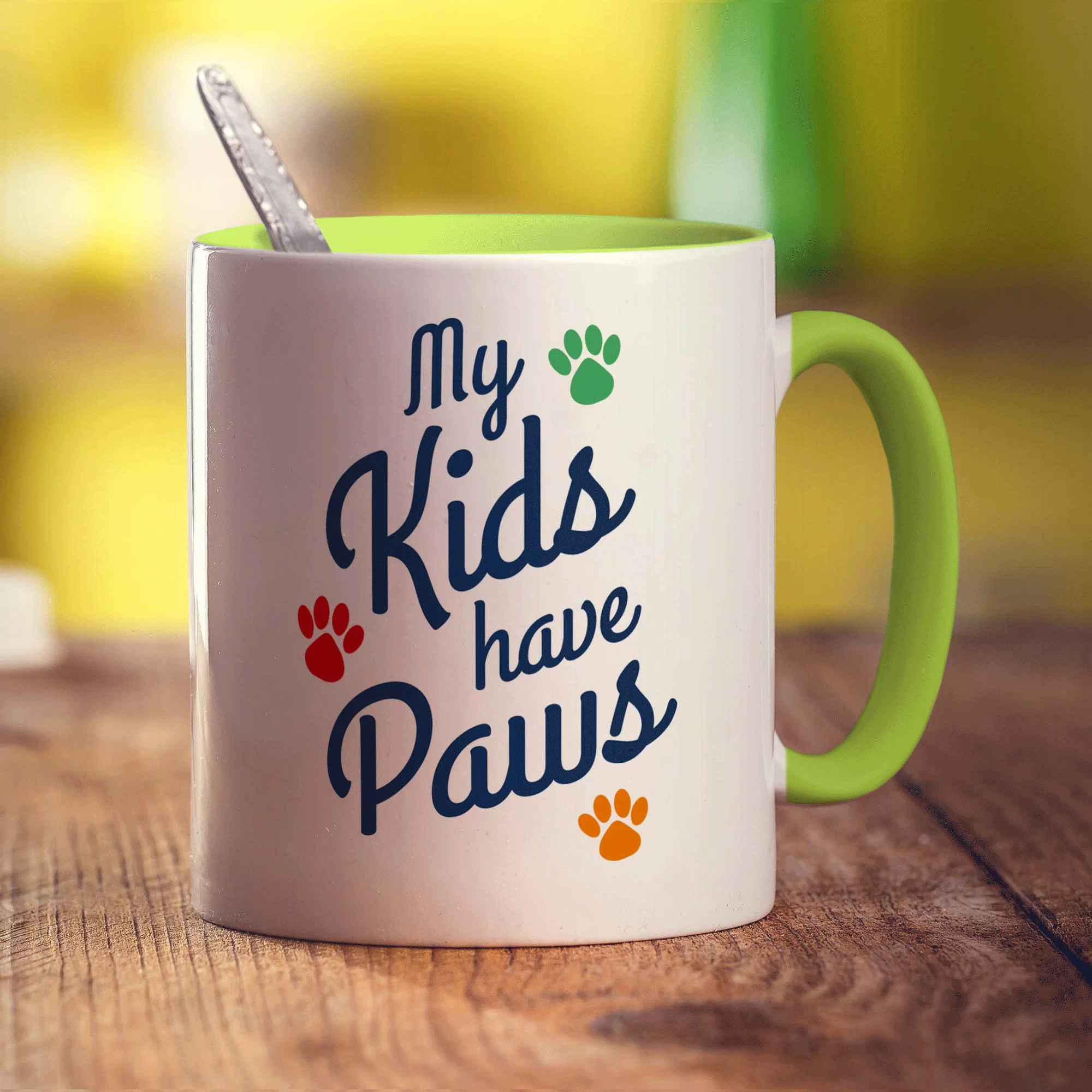 My Kids Have Paws Mug - Image 7