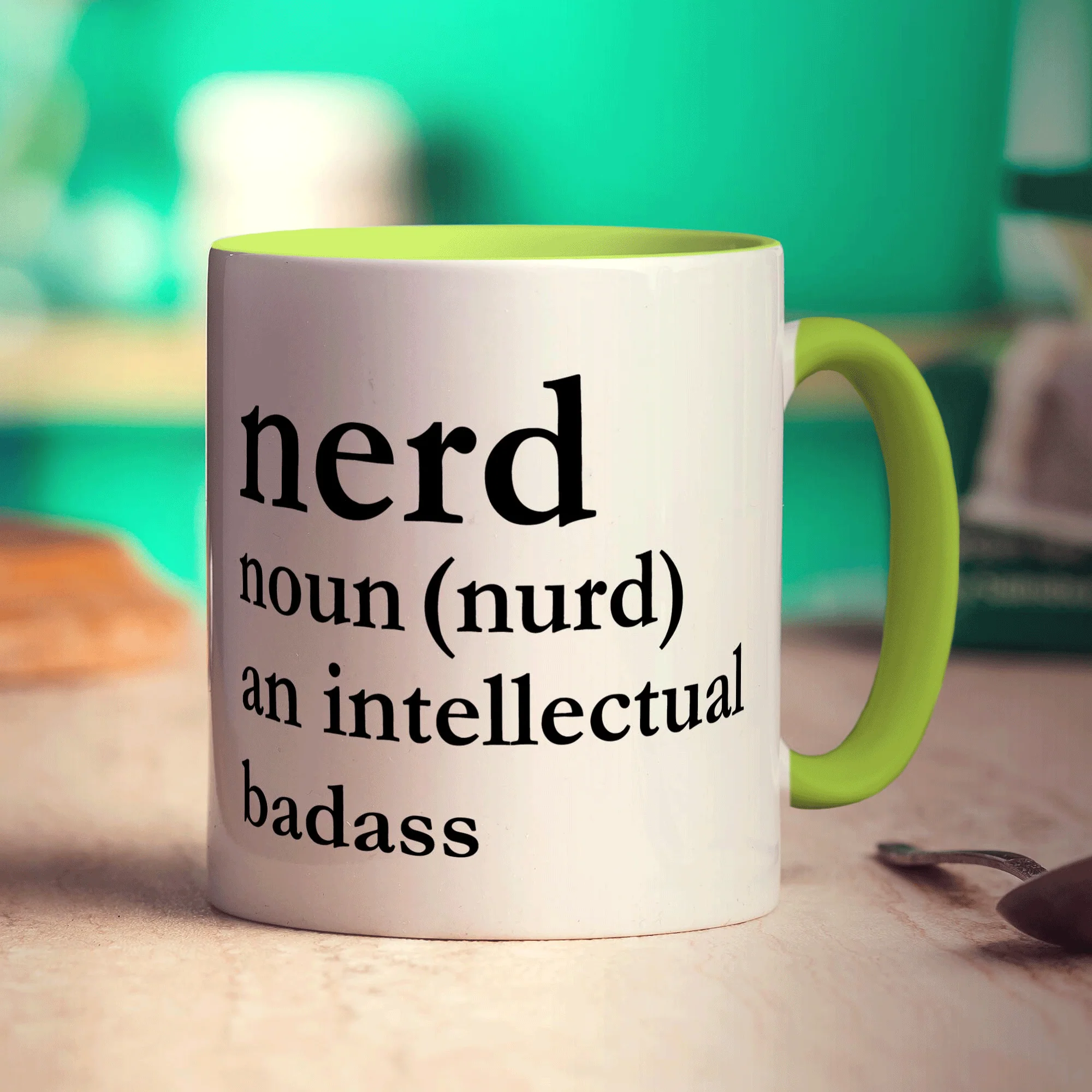 Nerd Noun (nurd) an Intellectual Badass Mug - Image 7