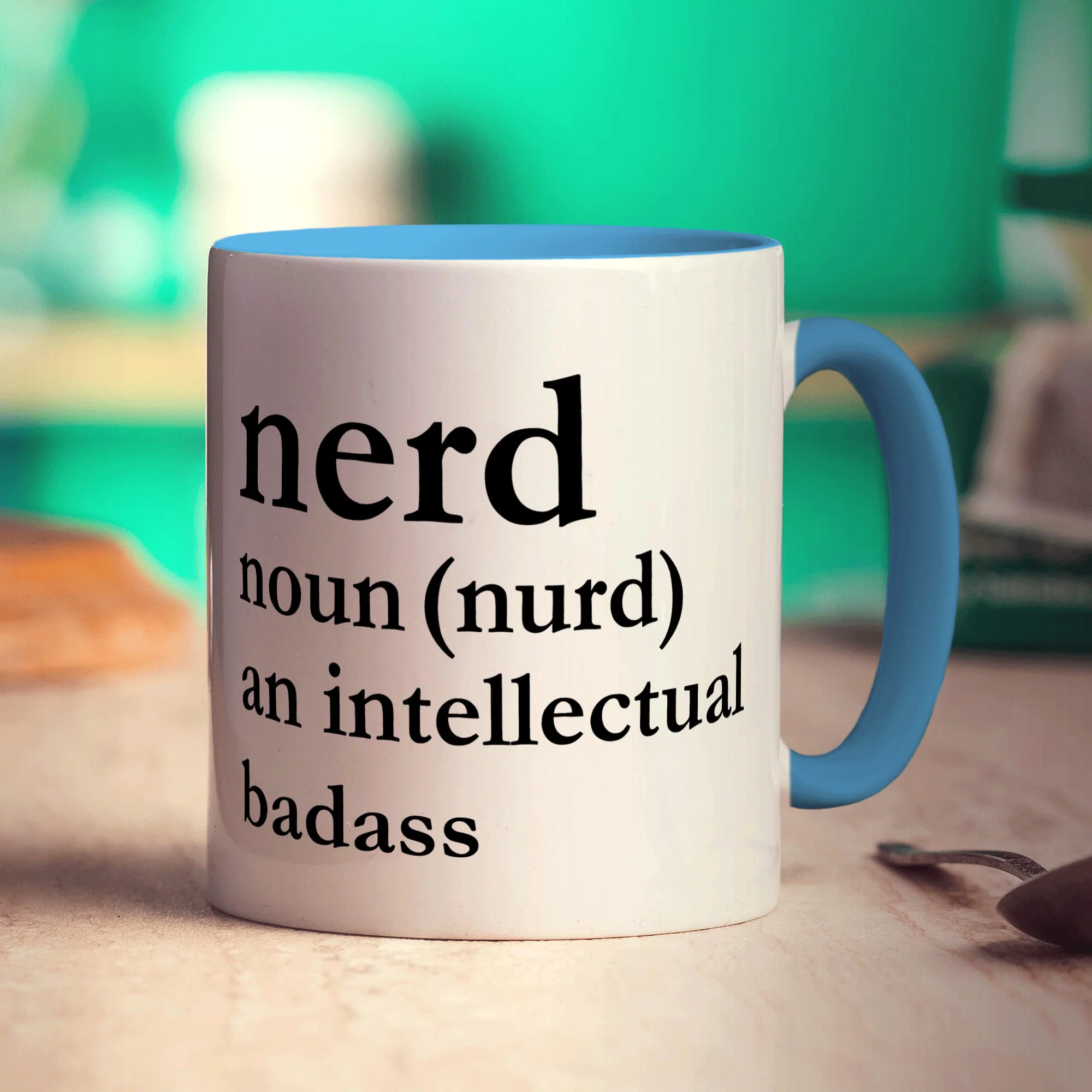 Nerd Noun (nurd) an Intellectual Badass Mug - Image 8