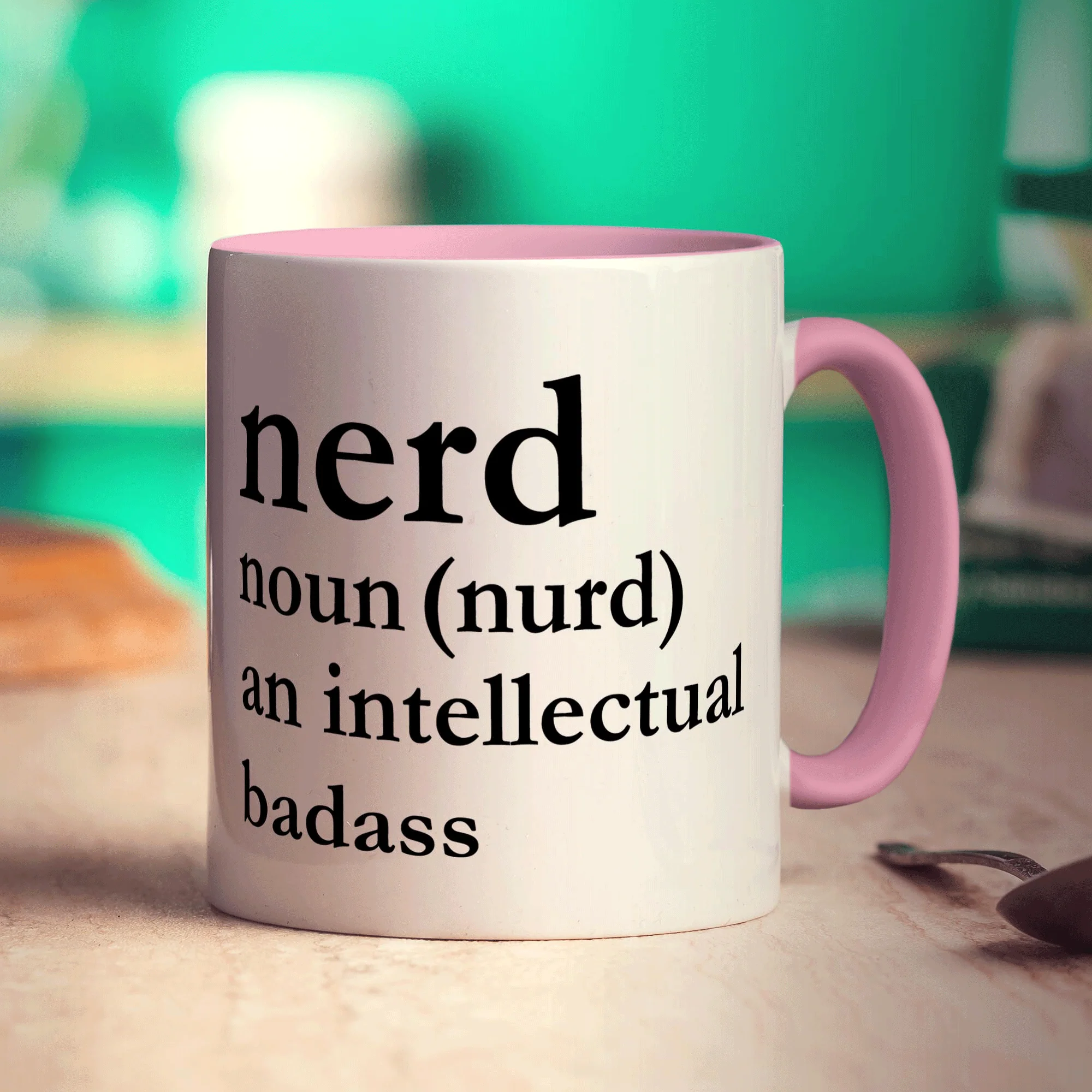 Nerd Noun (nurd) an Intellectual Badass Mug - Image 9