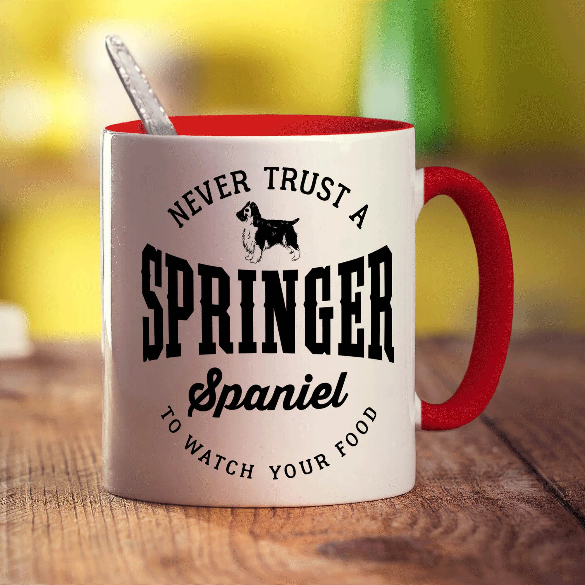 Never Trust A Springer Spaniel To Watch Your Food Mug - Image 11