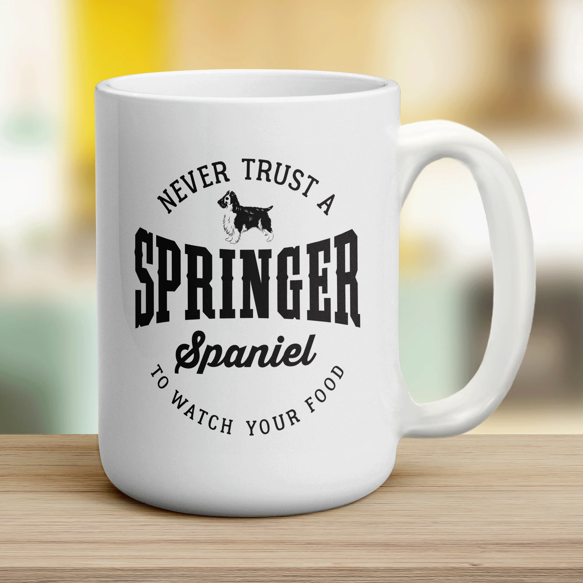 Never Trust A Springer Spaniel To Watch Your Food Mug - Image 12