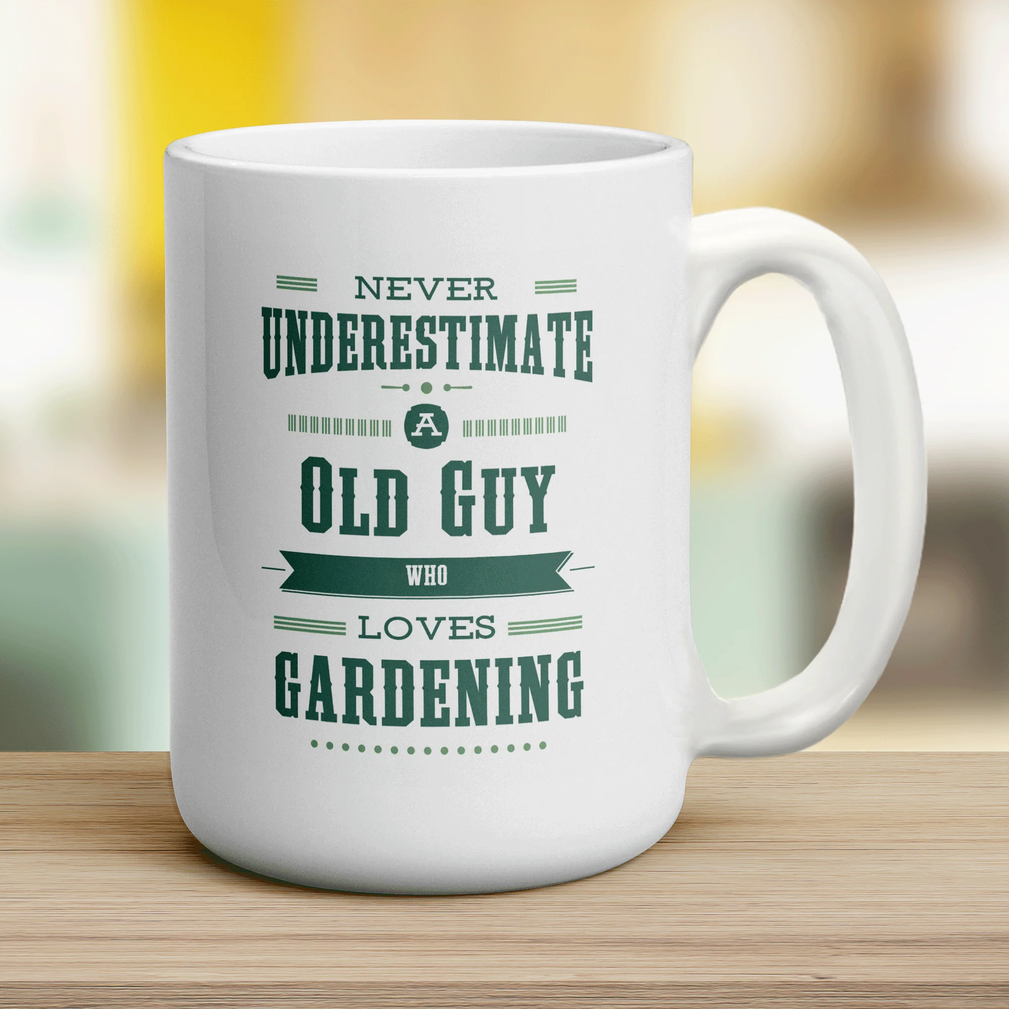 Never Underestimate An Old Guy Who Loves Gardening Mug - Image 12