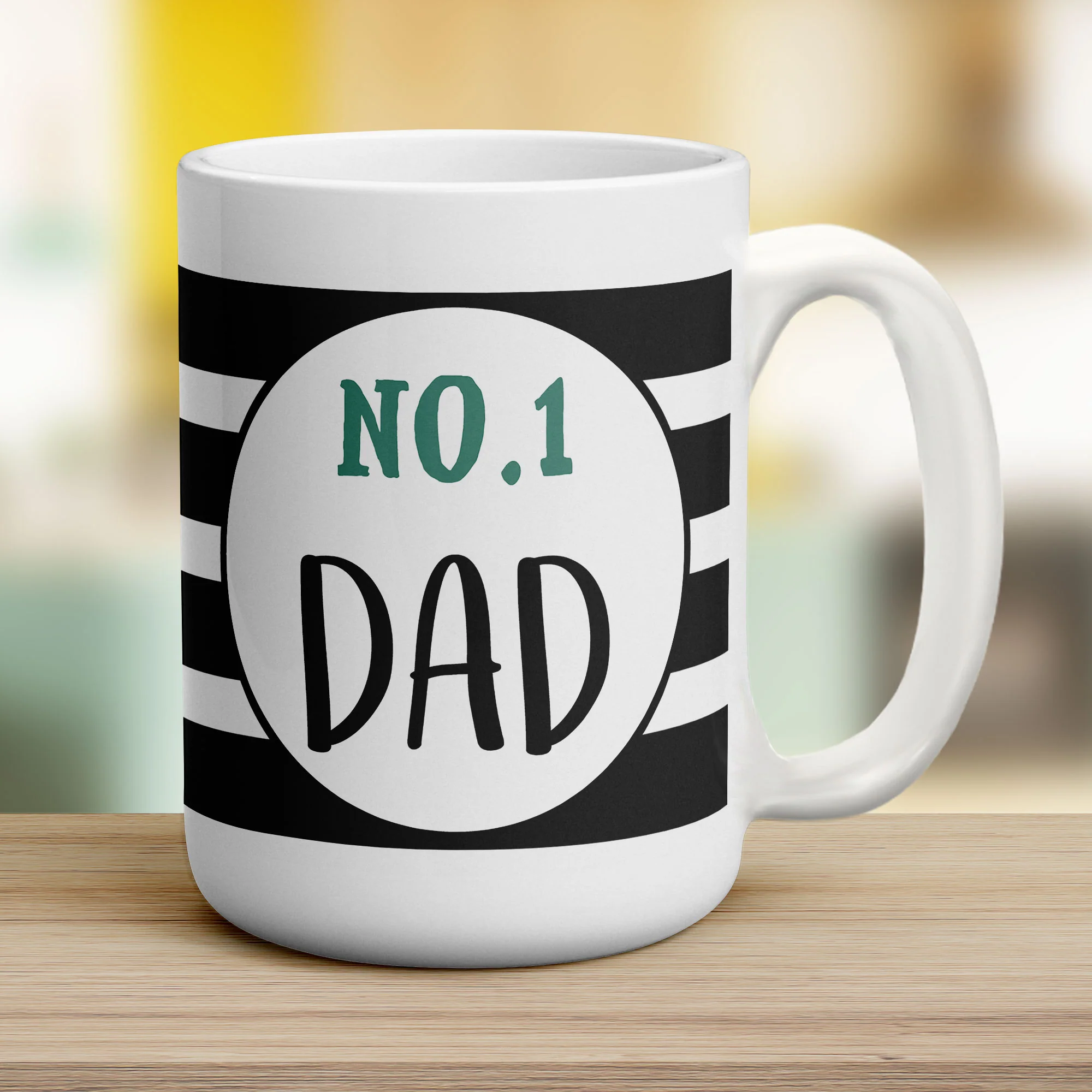 No.1 Dad Message Mug - Image 11