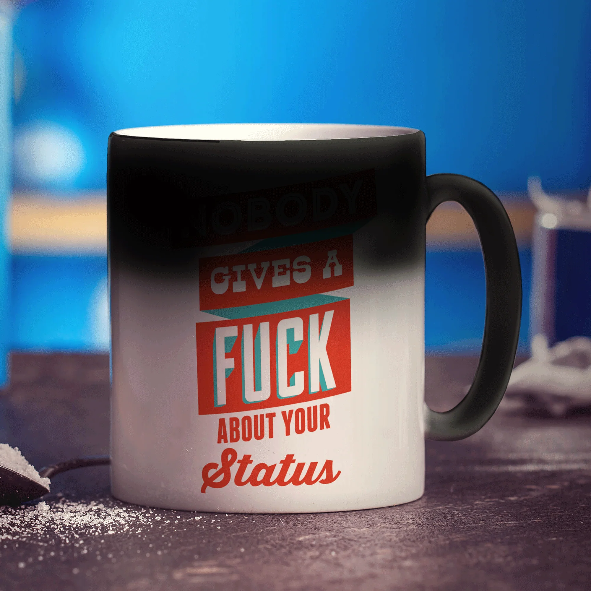 Nobody Gives a Fuck About Your Status Mug - Image 6