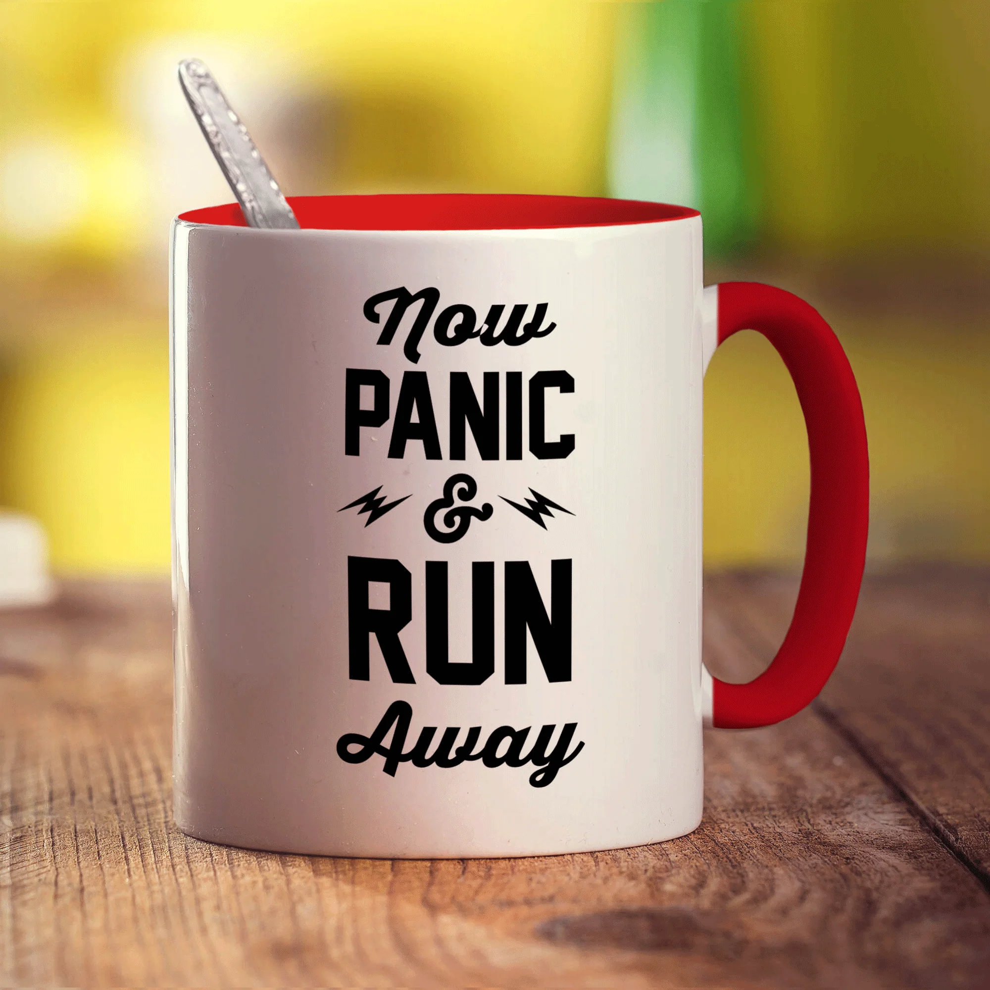 Now Panic & Run Away Mug - Image 11