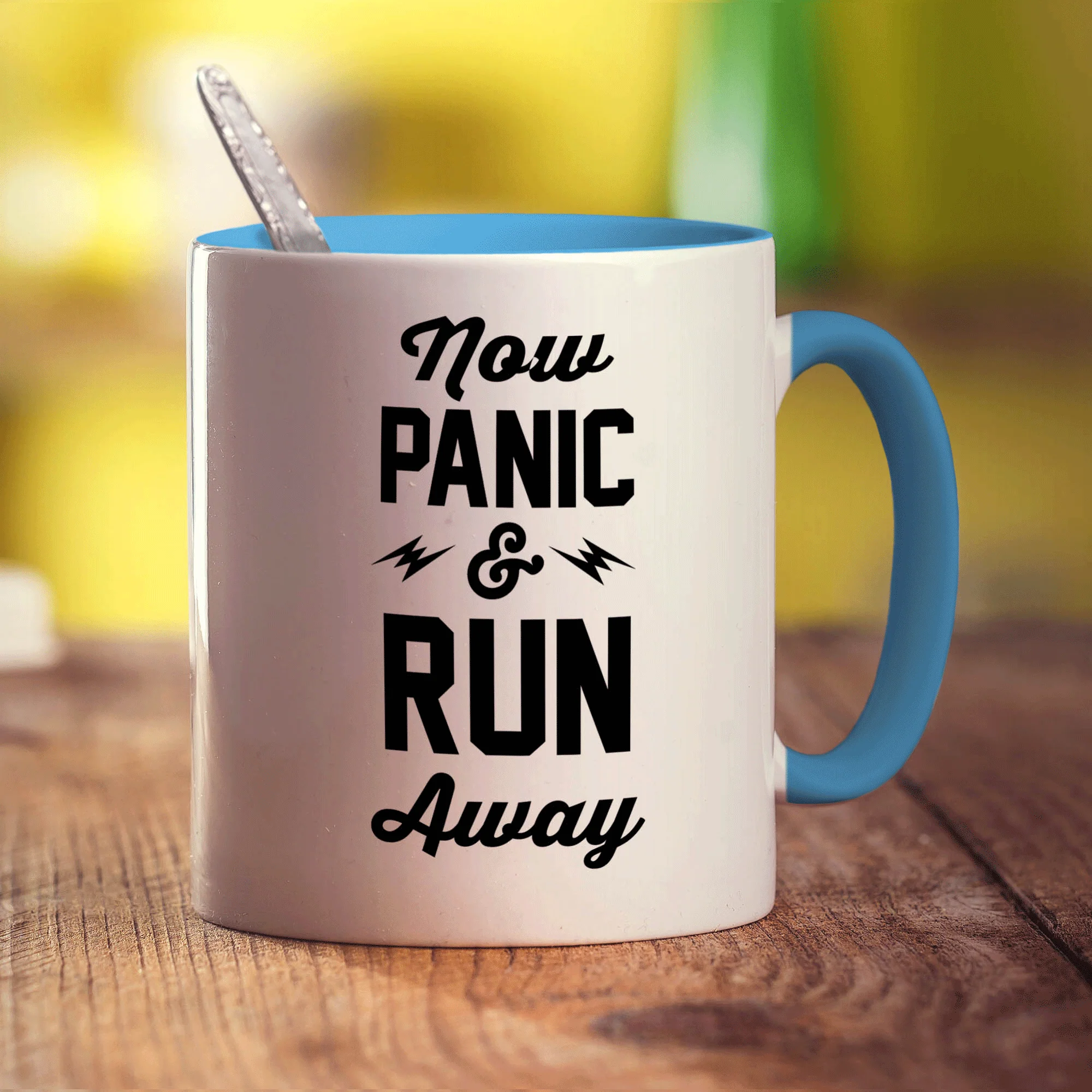 Now Panic & Run Away Mug - Image 8