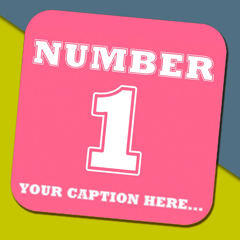 Number 1 Personalised Mug - Pink - Image 10