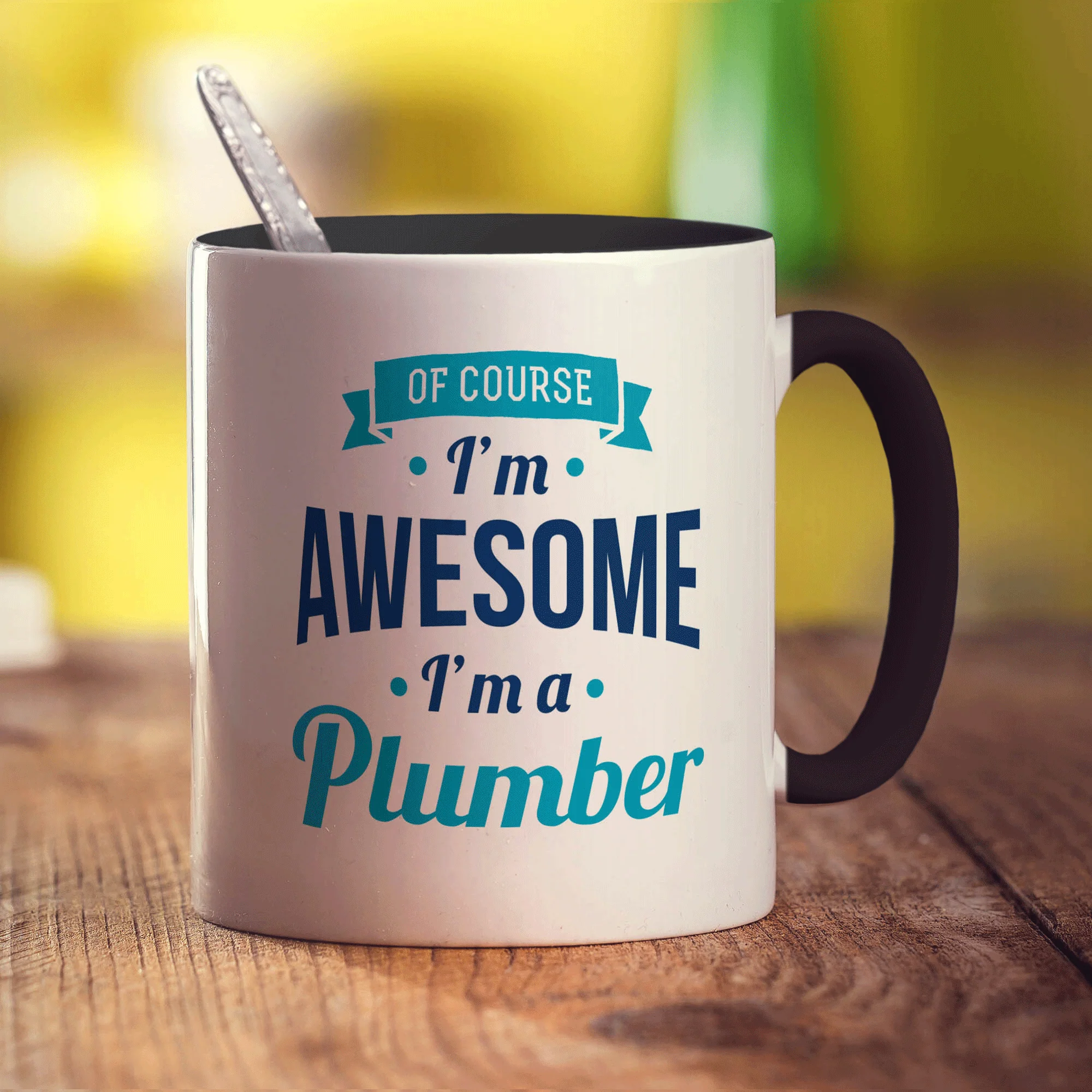 Of Course I'm Awesome I'm a Plumber Mug - Image 10