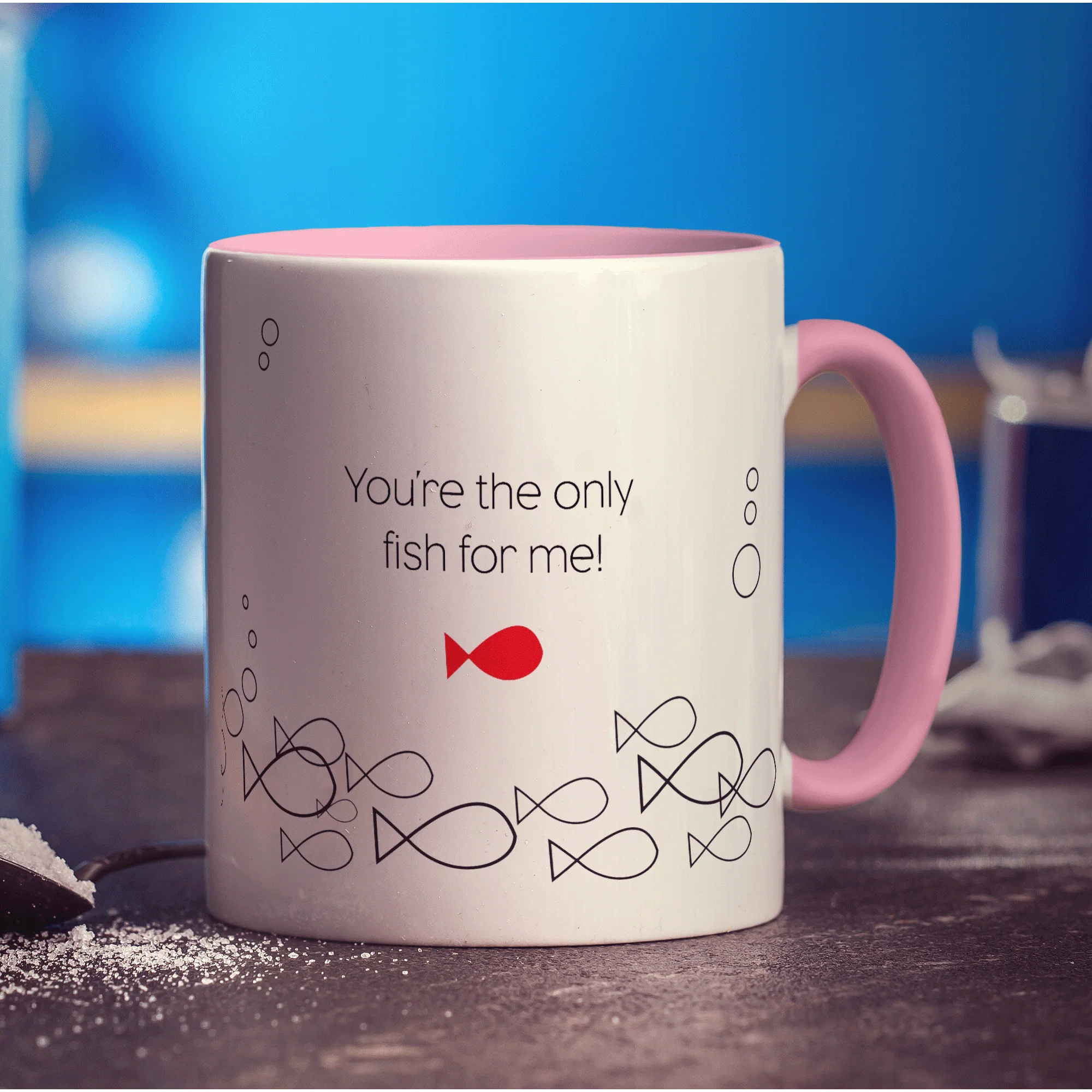 Only Fish For Me' Name Mug - Image 8