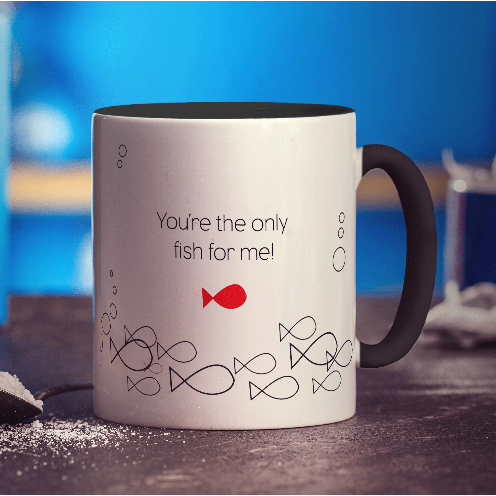 Only Fish For Me' Name Mug - Image 9