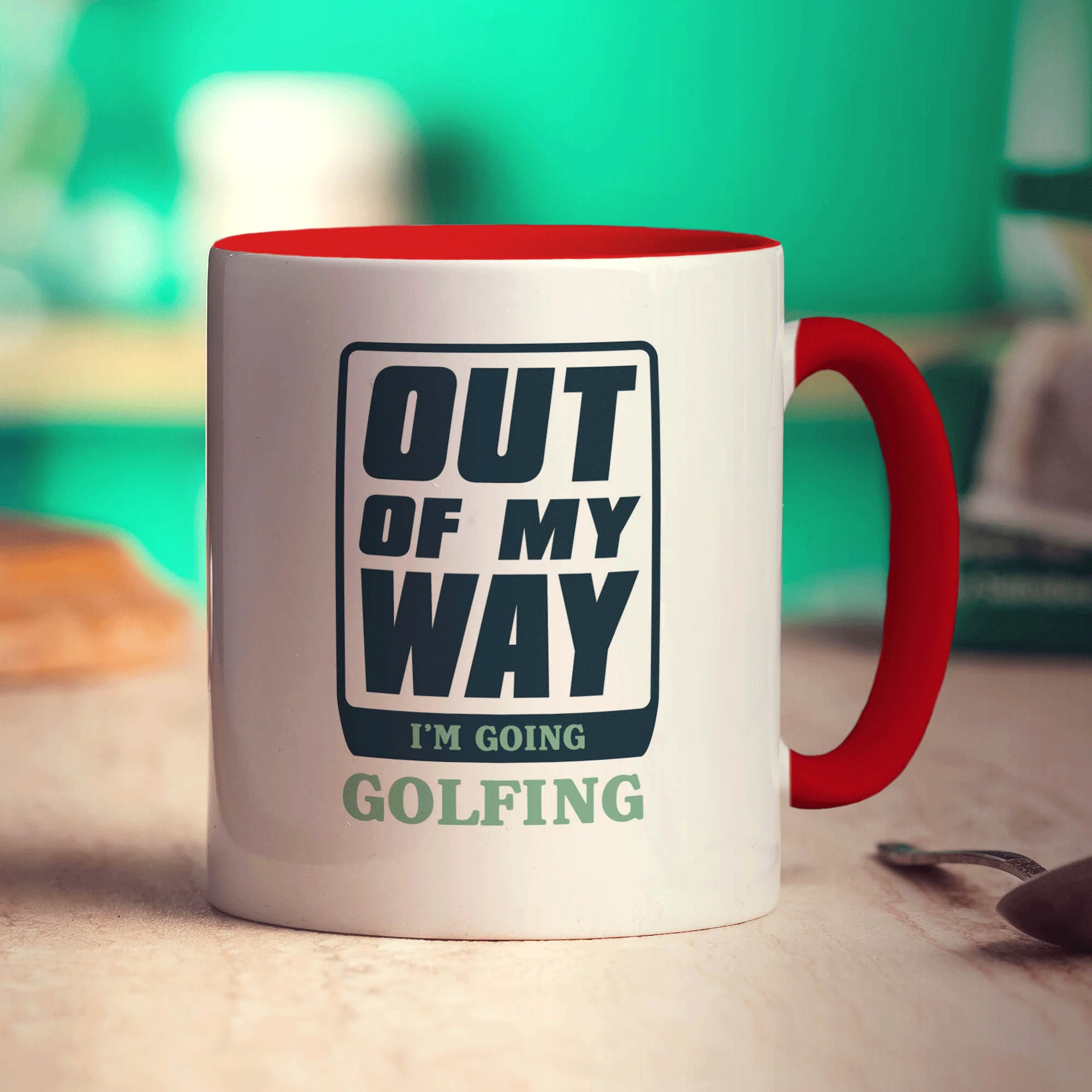 Out of My Way I'm Going Golfing Mug - Image 11