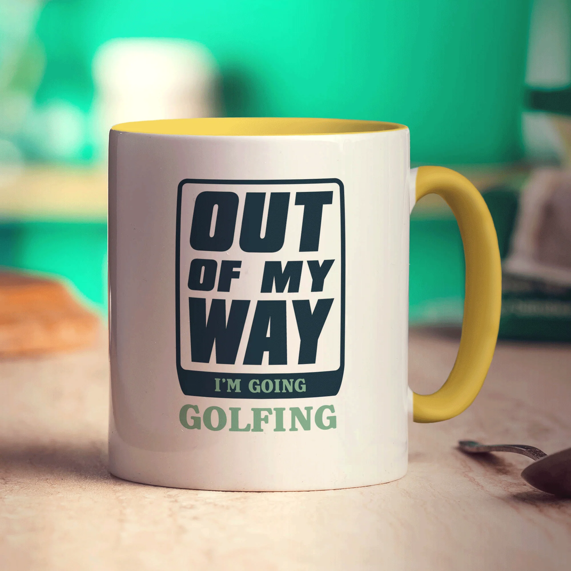Out of My Way I'm Going Golfing Mug - Image 5