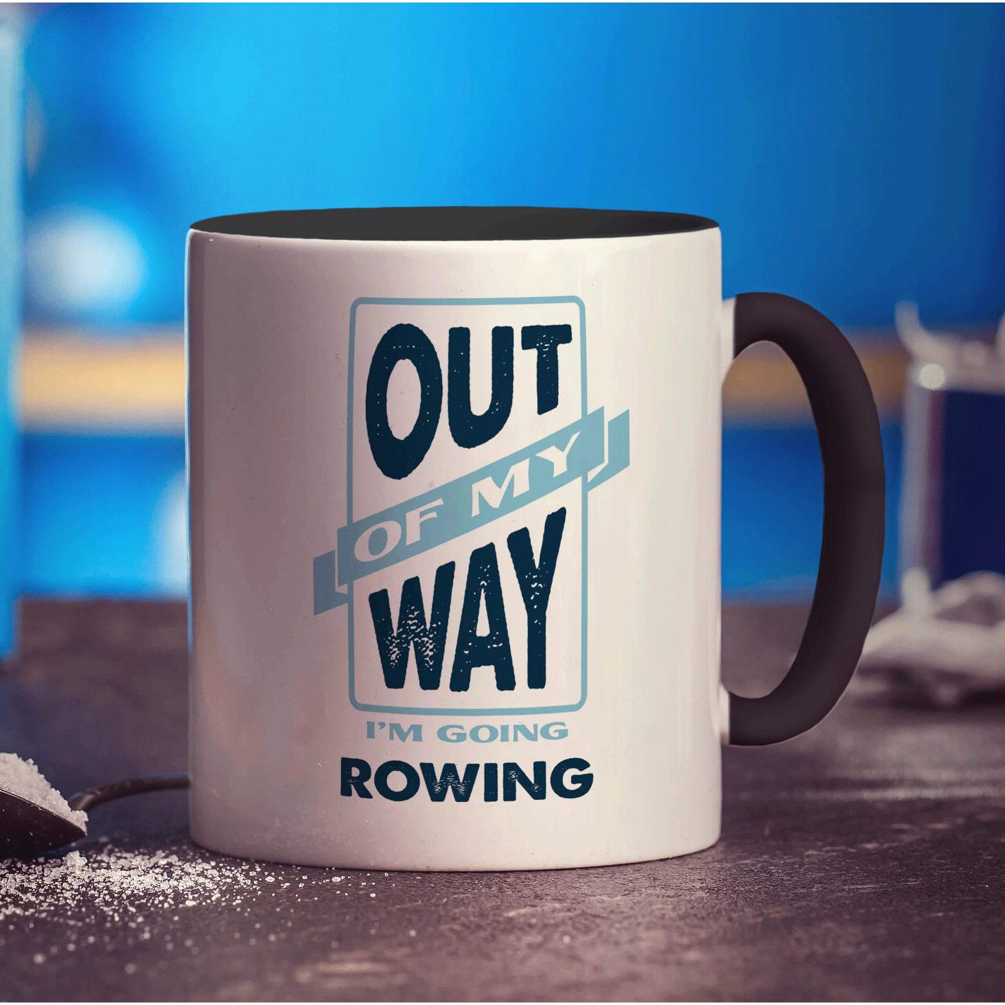 Out of My Way I'm Going Rowing Mug - Image 10
