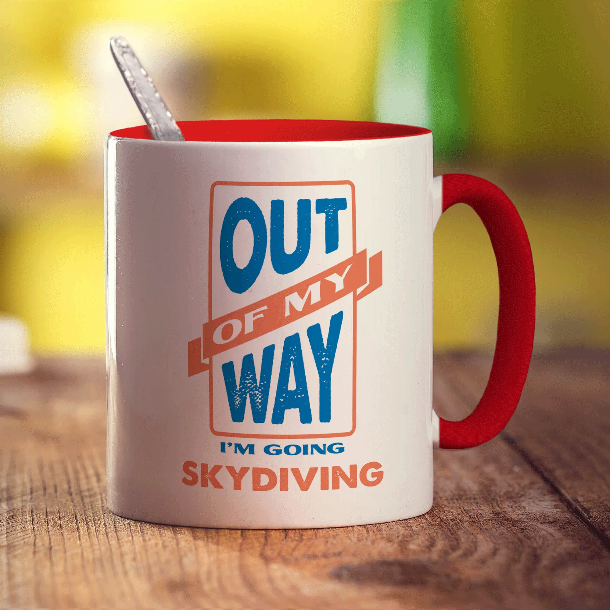 Out of My Way I'm Going Skydiving Mug - Image 11