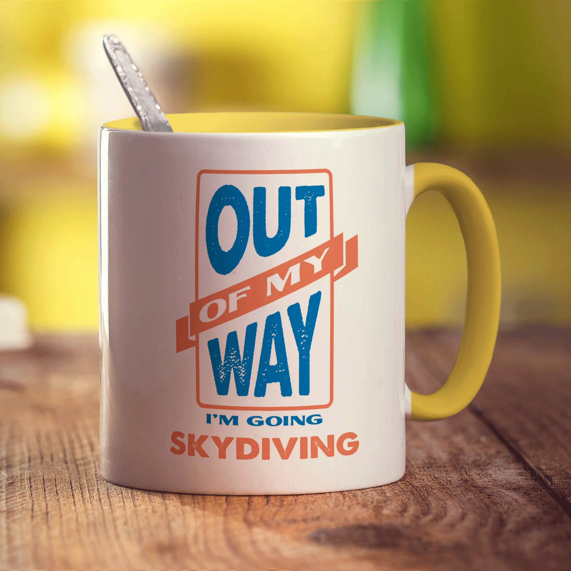 Out of My Way I'm Going Skydiving Mug - Image 5