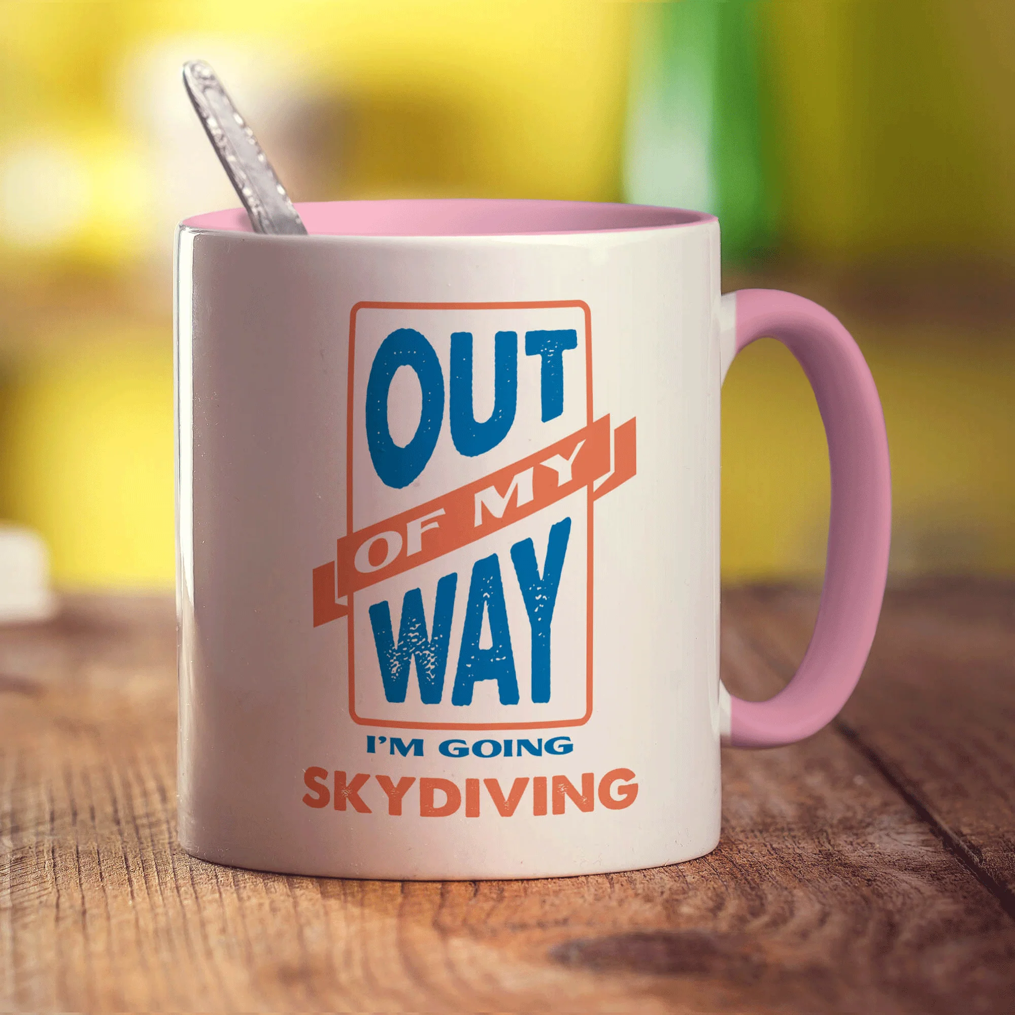 Out of My Way I'm Going Skydiving Mug - Image 9
