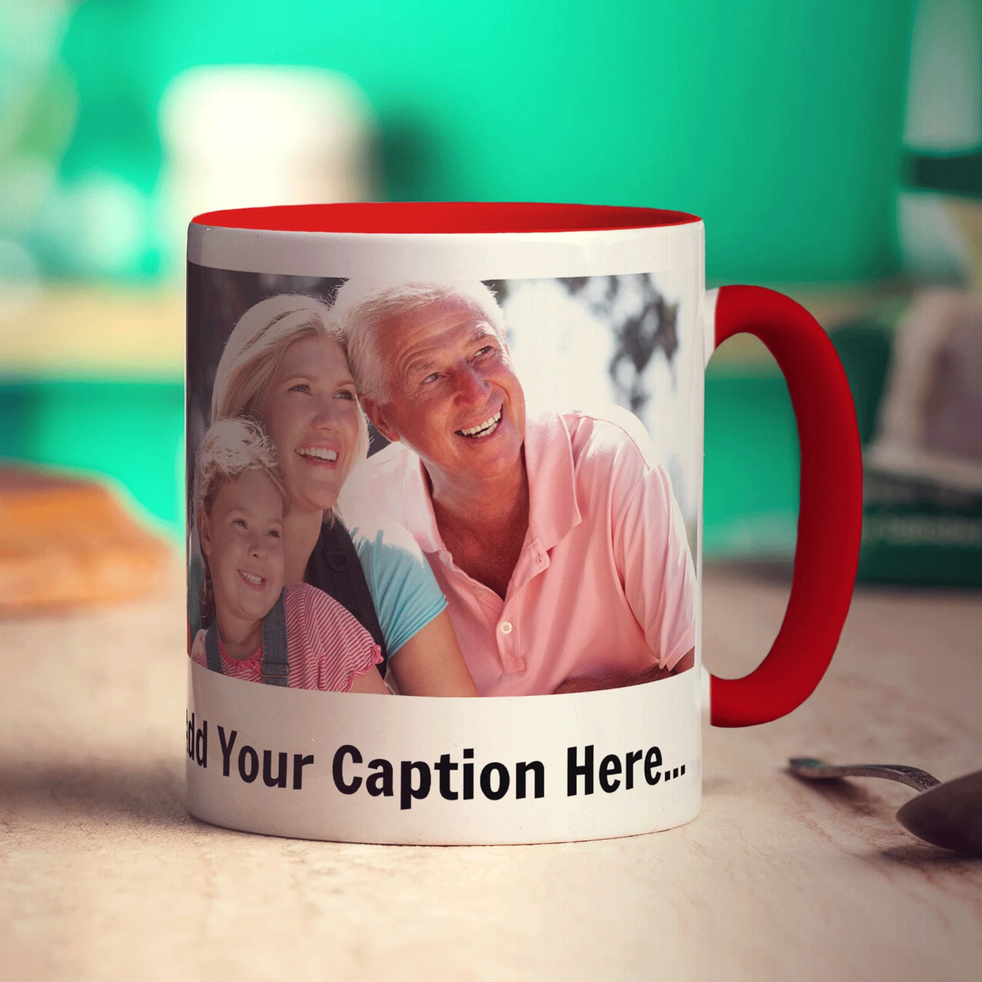 Panoramic Photo Mug with Caption - Image 15