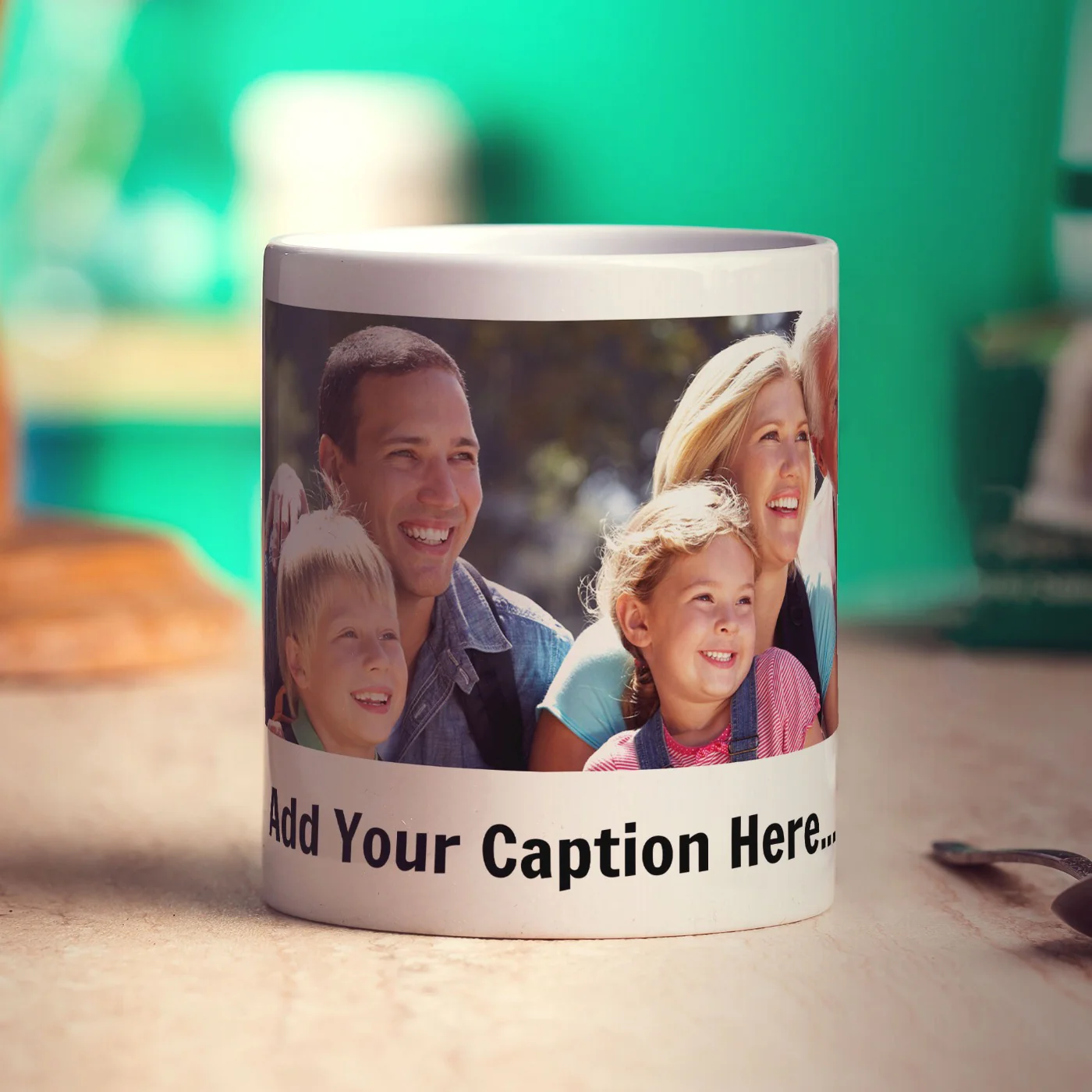 Panoramic Photo Mug with Caption - Image 3