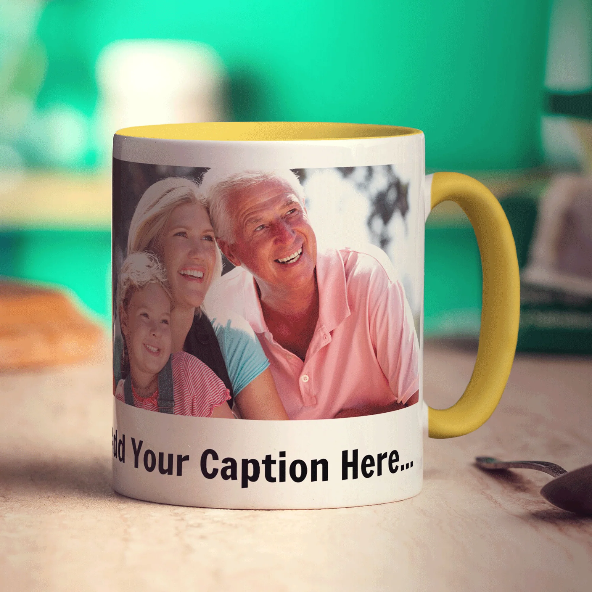 Panoramic Photo Mug with Caption - Image 9