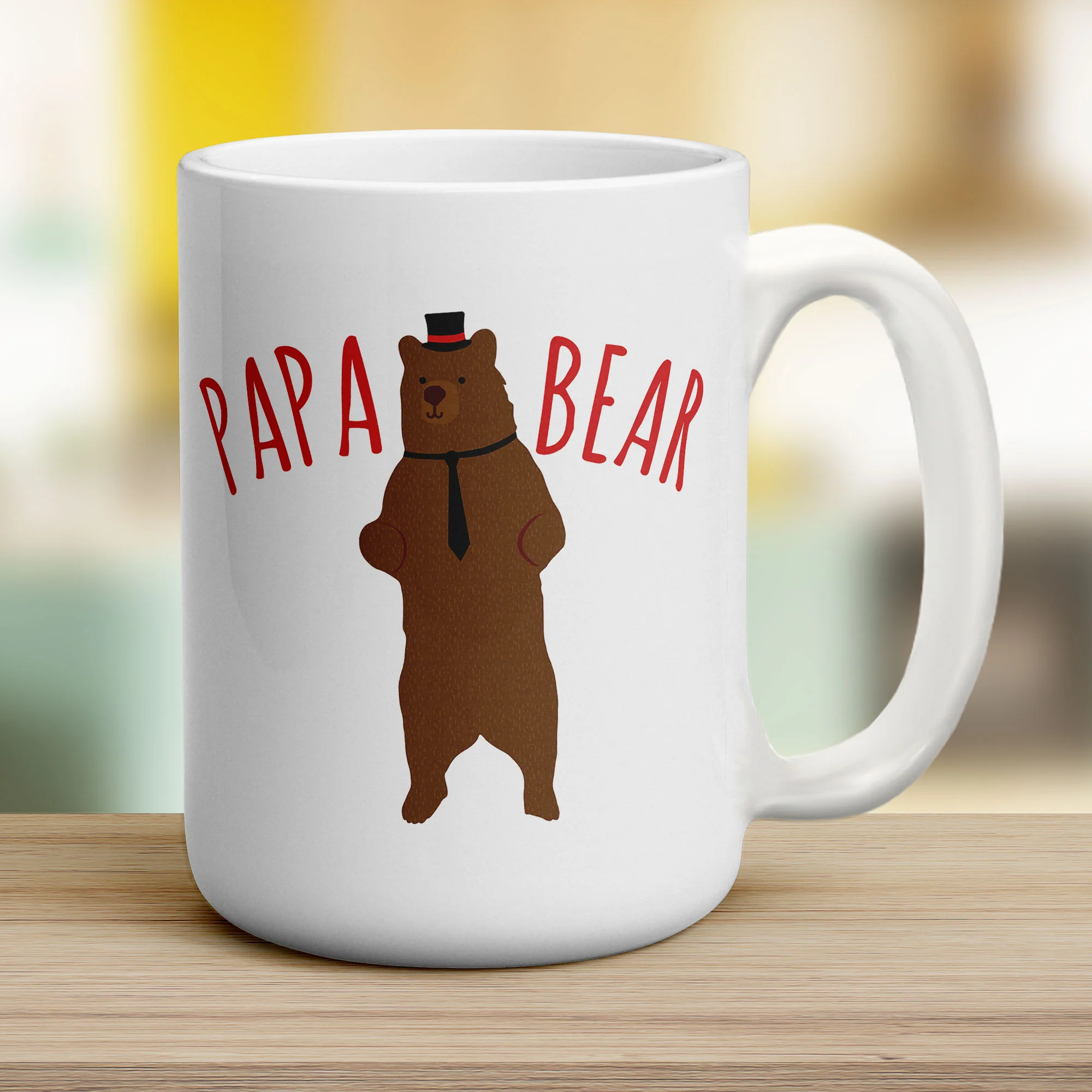 Papa Bear Photo Mug - Image 12