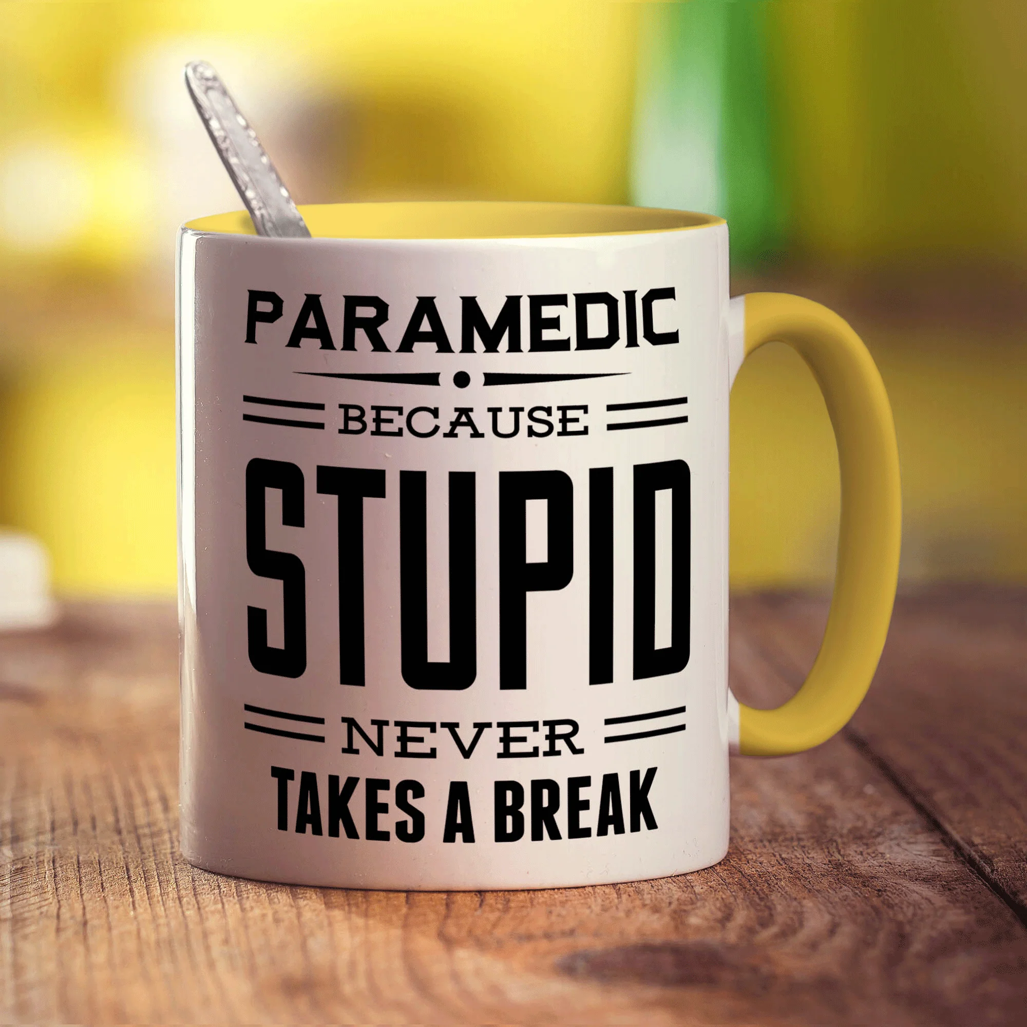 Paramedic ' Because Stupid Never Takes A Break Mug - Image 5
