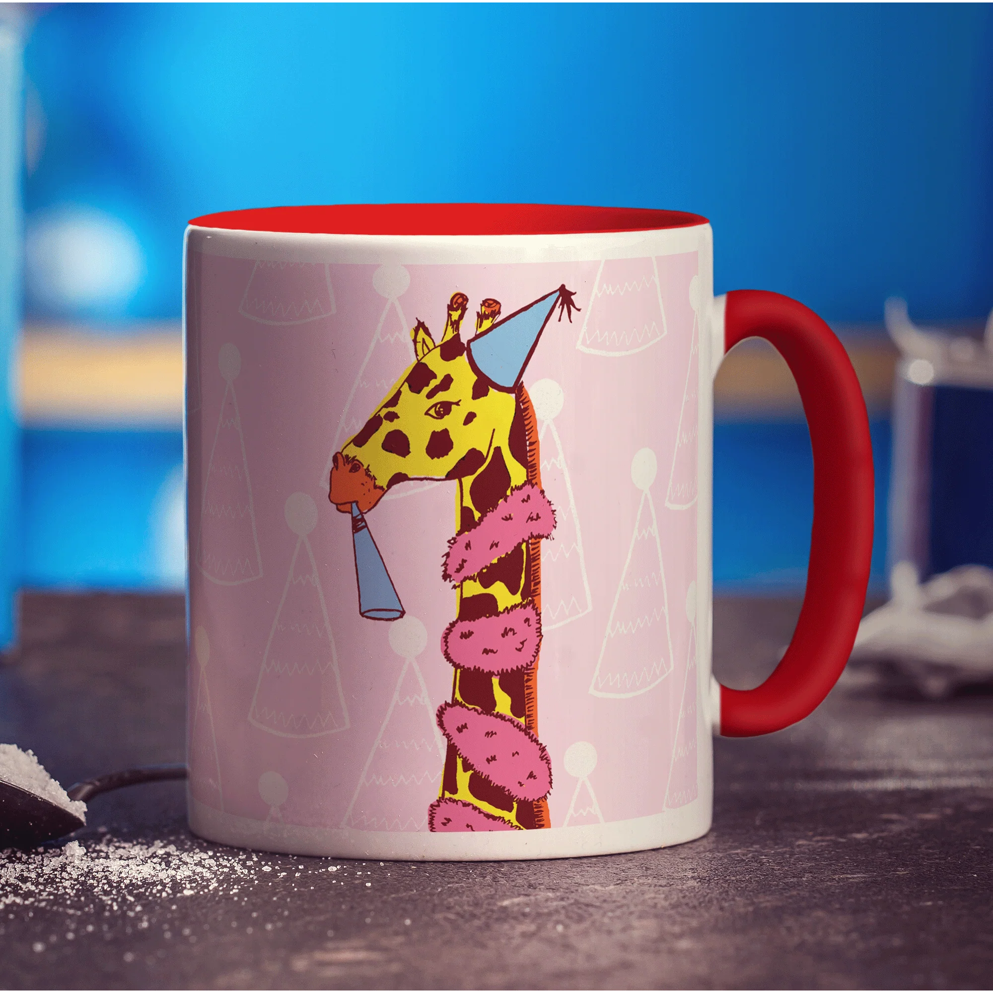 Party Giraffe Mug by Rebecca Garforth - Image 10