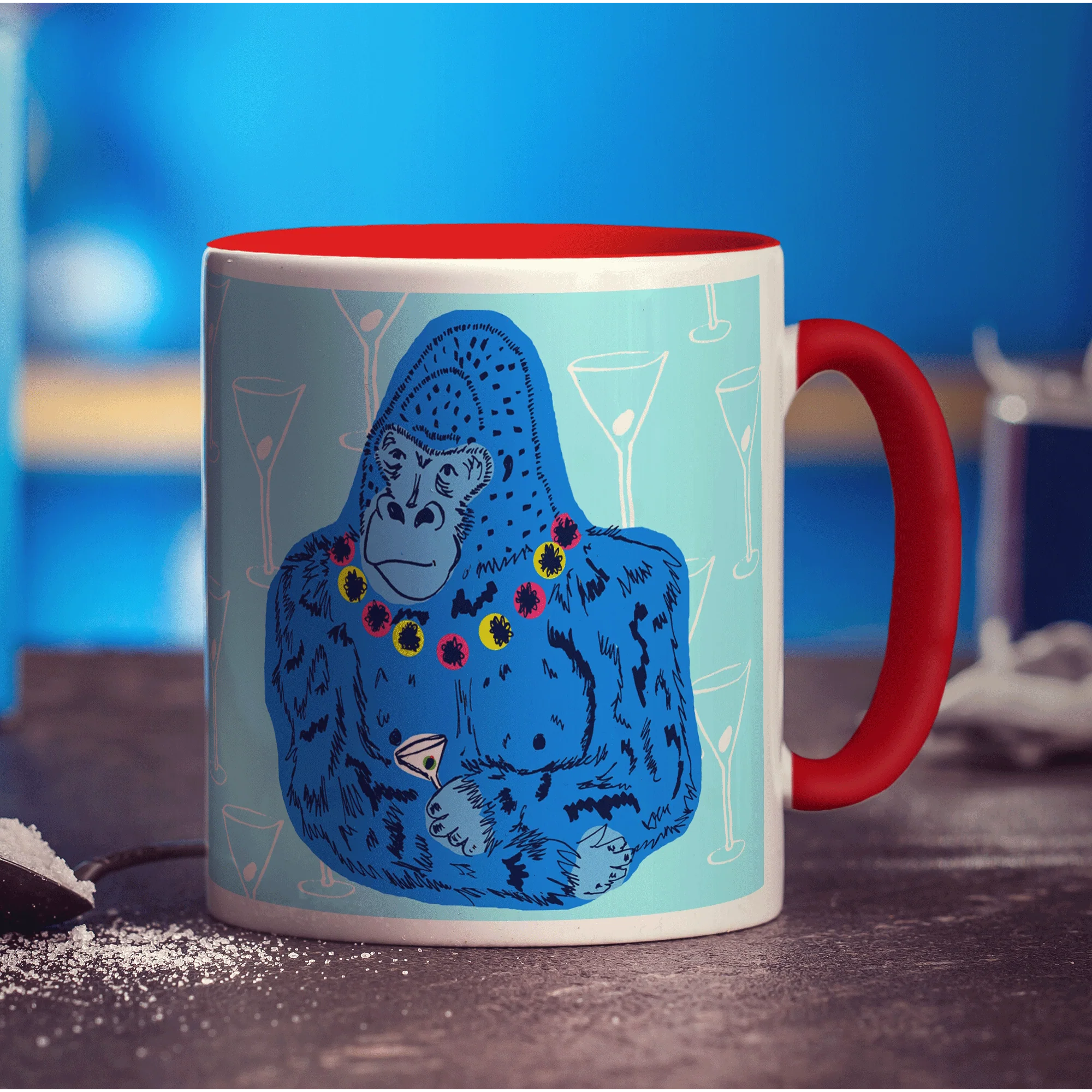 Party Gorilla Mug by Rebecca Garforth - Image 10